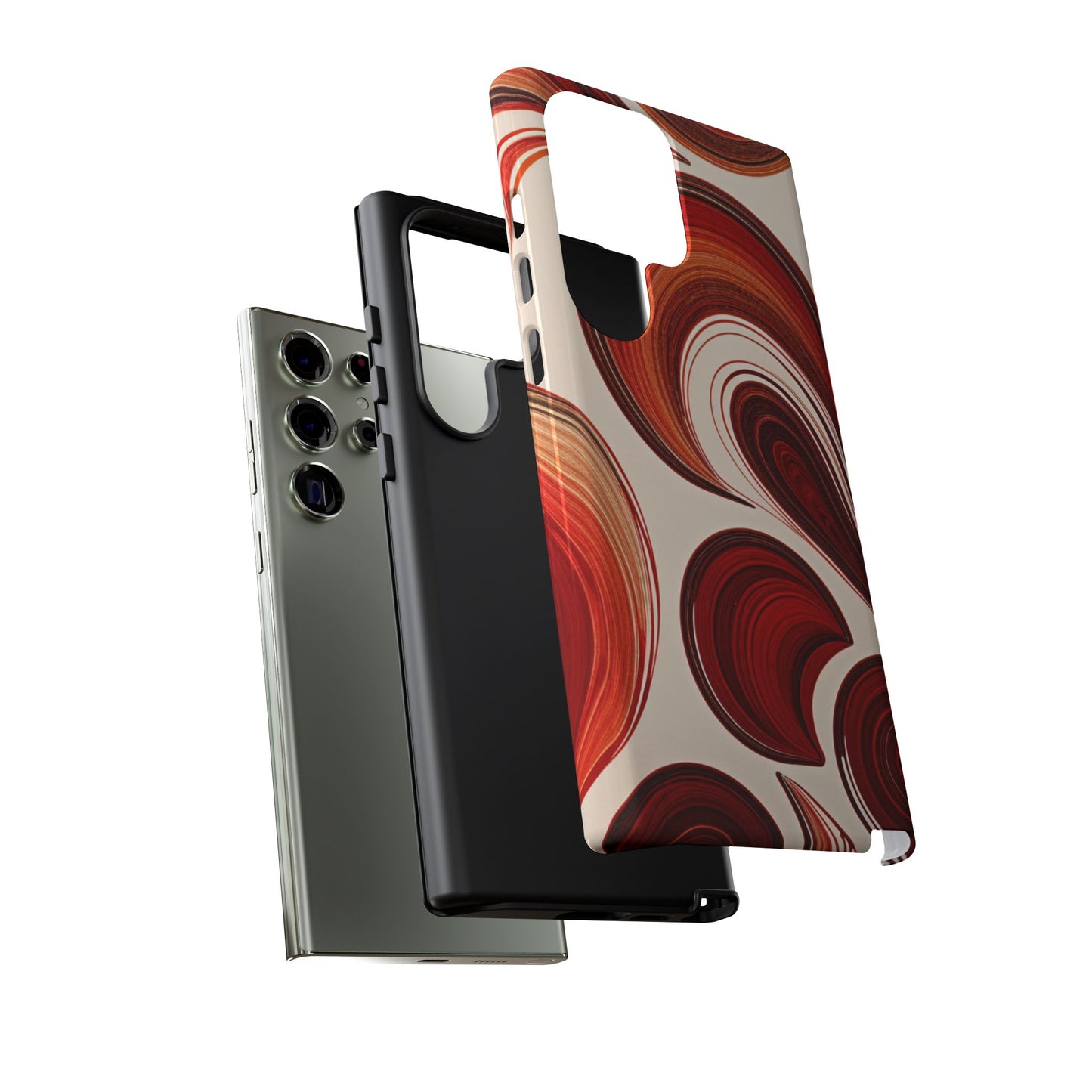 Spiraling Dip Paint Design Samsung Phone Case