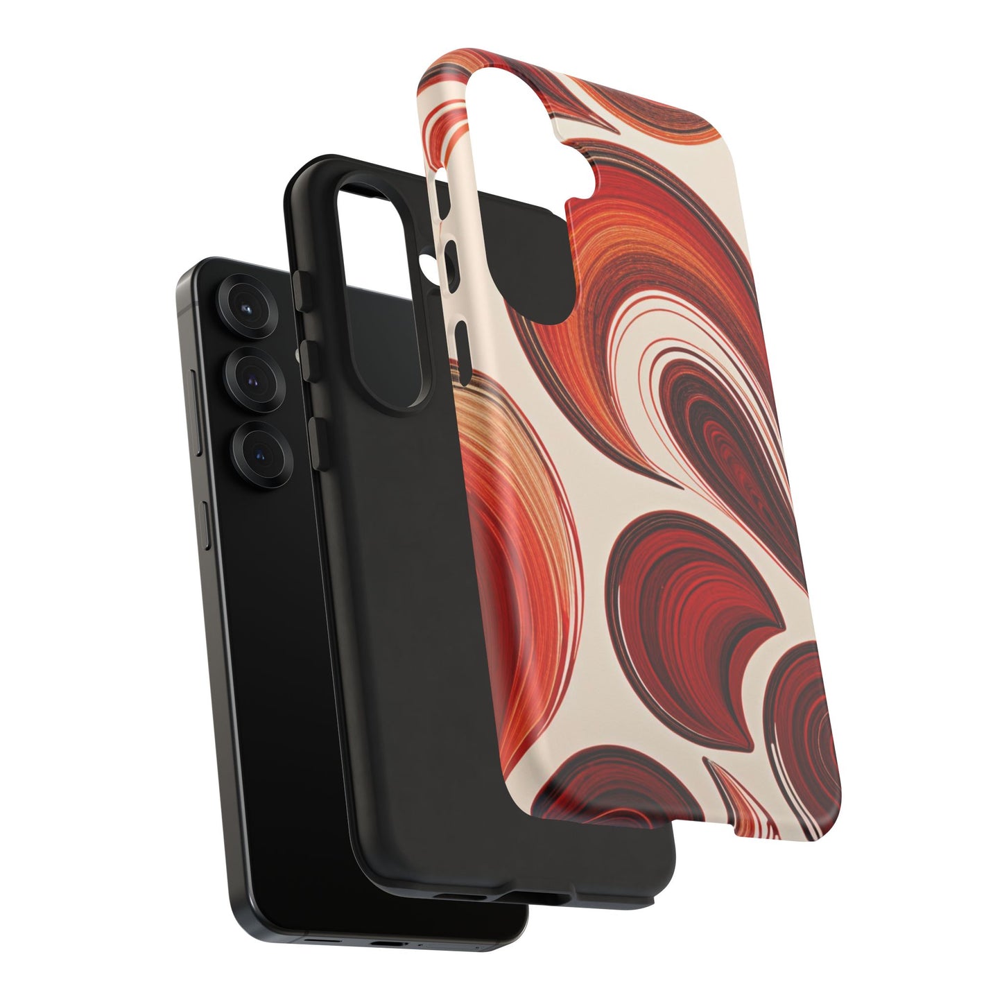 Spiraling Dip Paint Design Samsung Phone Case