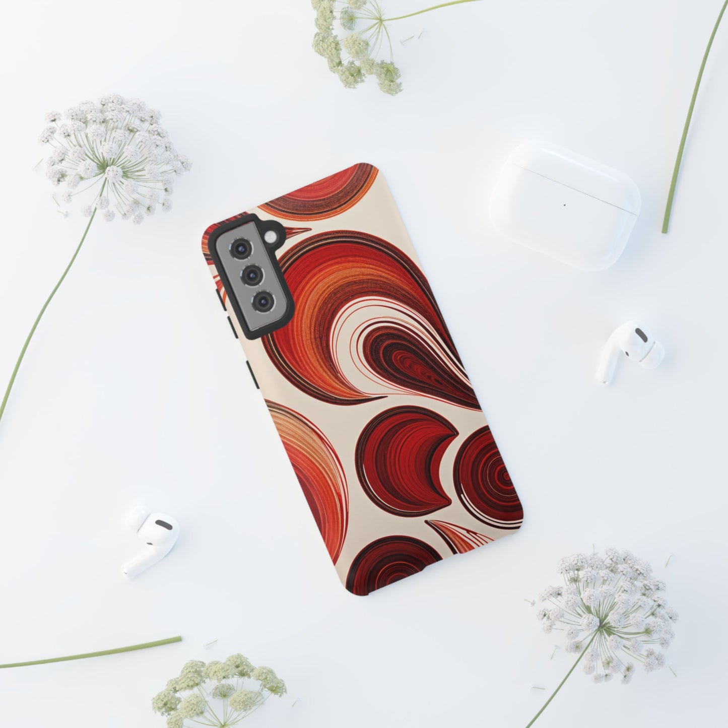 Spiraling Dip Paint Design Samsung Phone Case