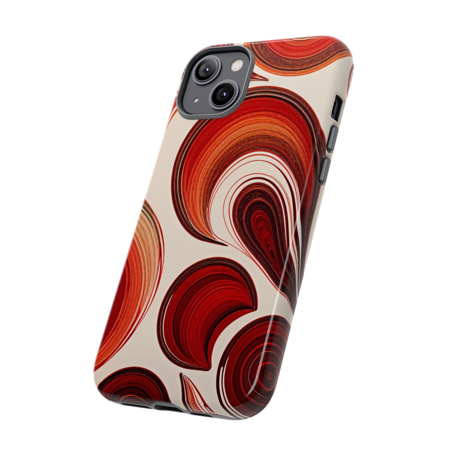 Spiraling Dip Paint Design iPhone Case