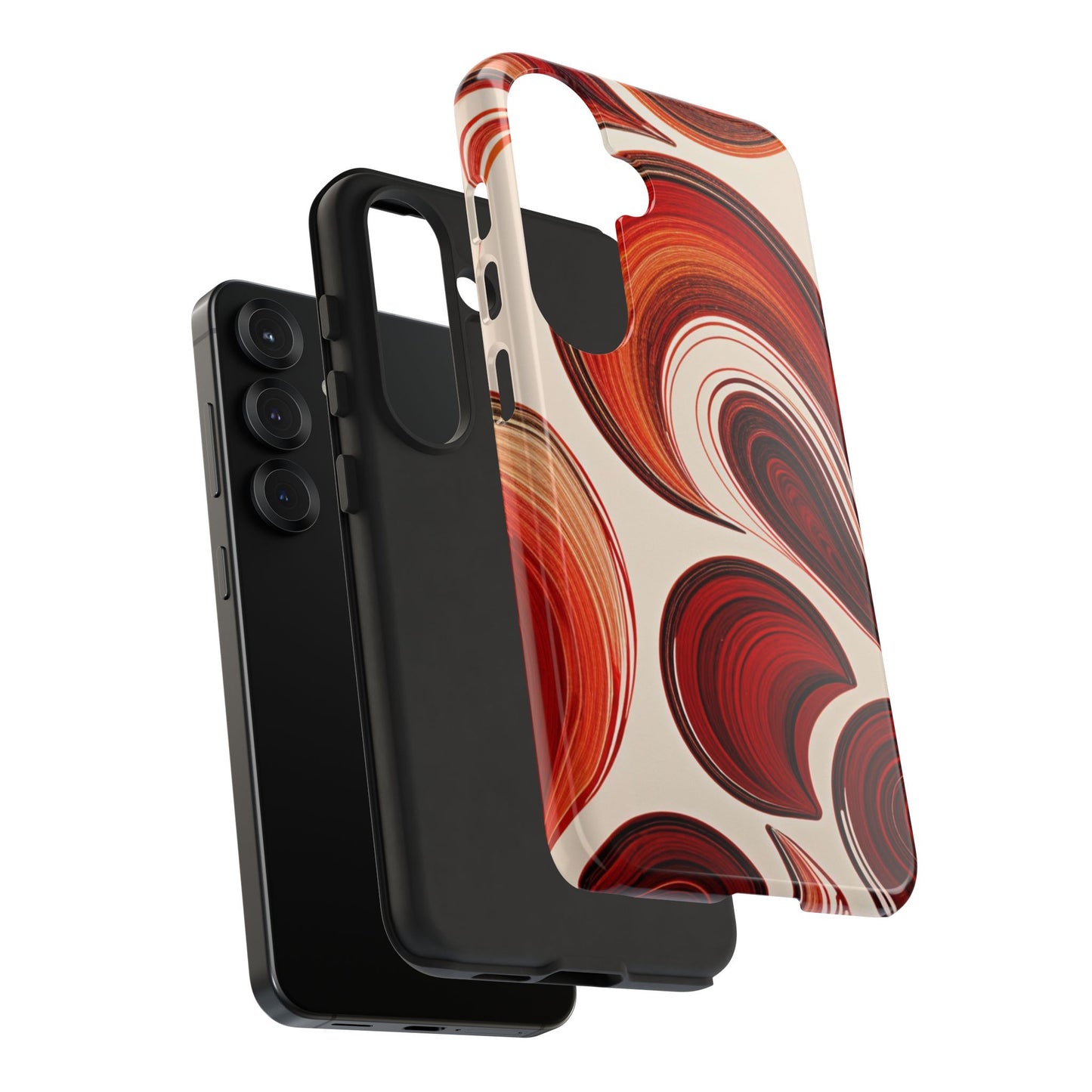 Spiraling Dip Paint Design Samsung Phone Case