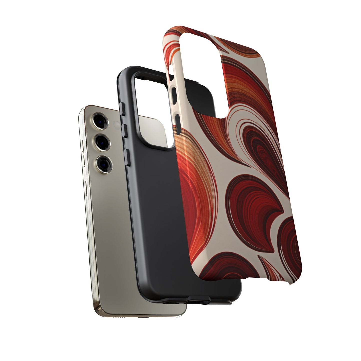 Spiraling Dip Paint Design Samsung Phone Case