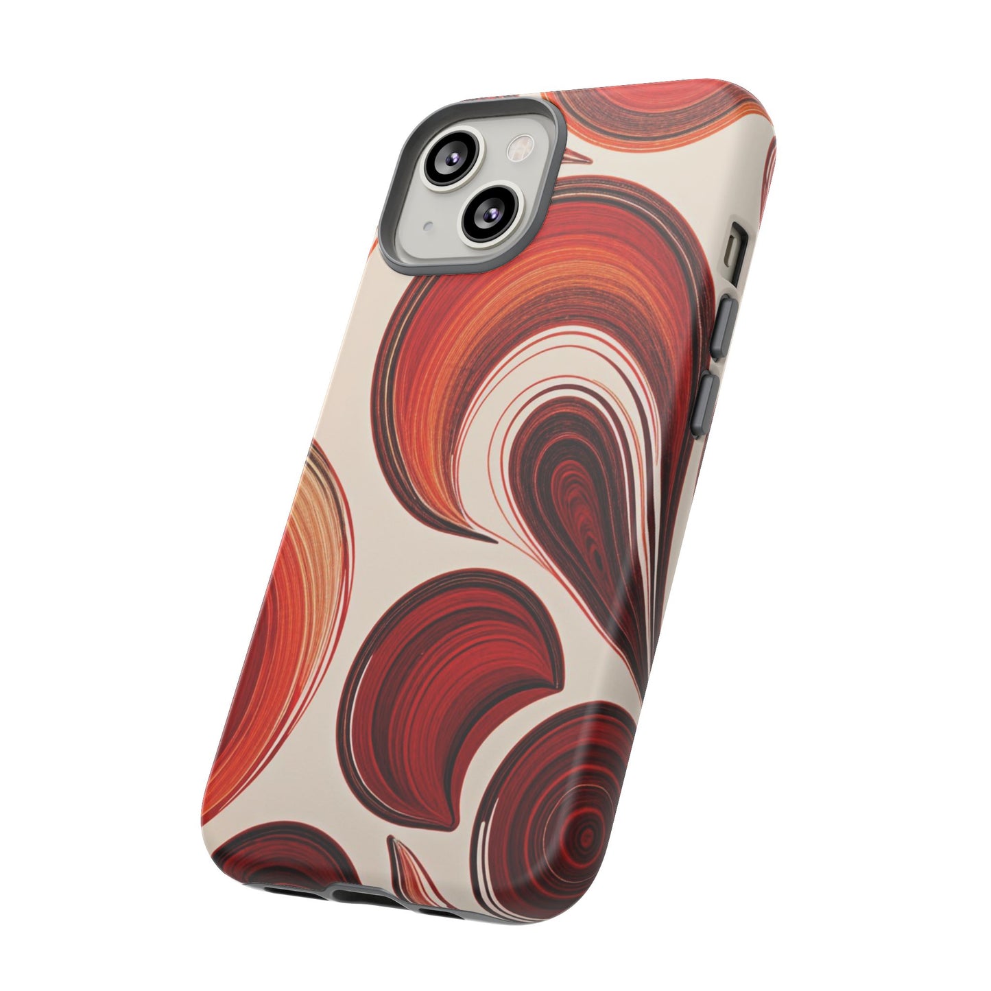 Spiraling Dip Paint Design iPhone Case