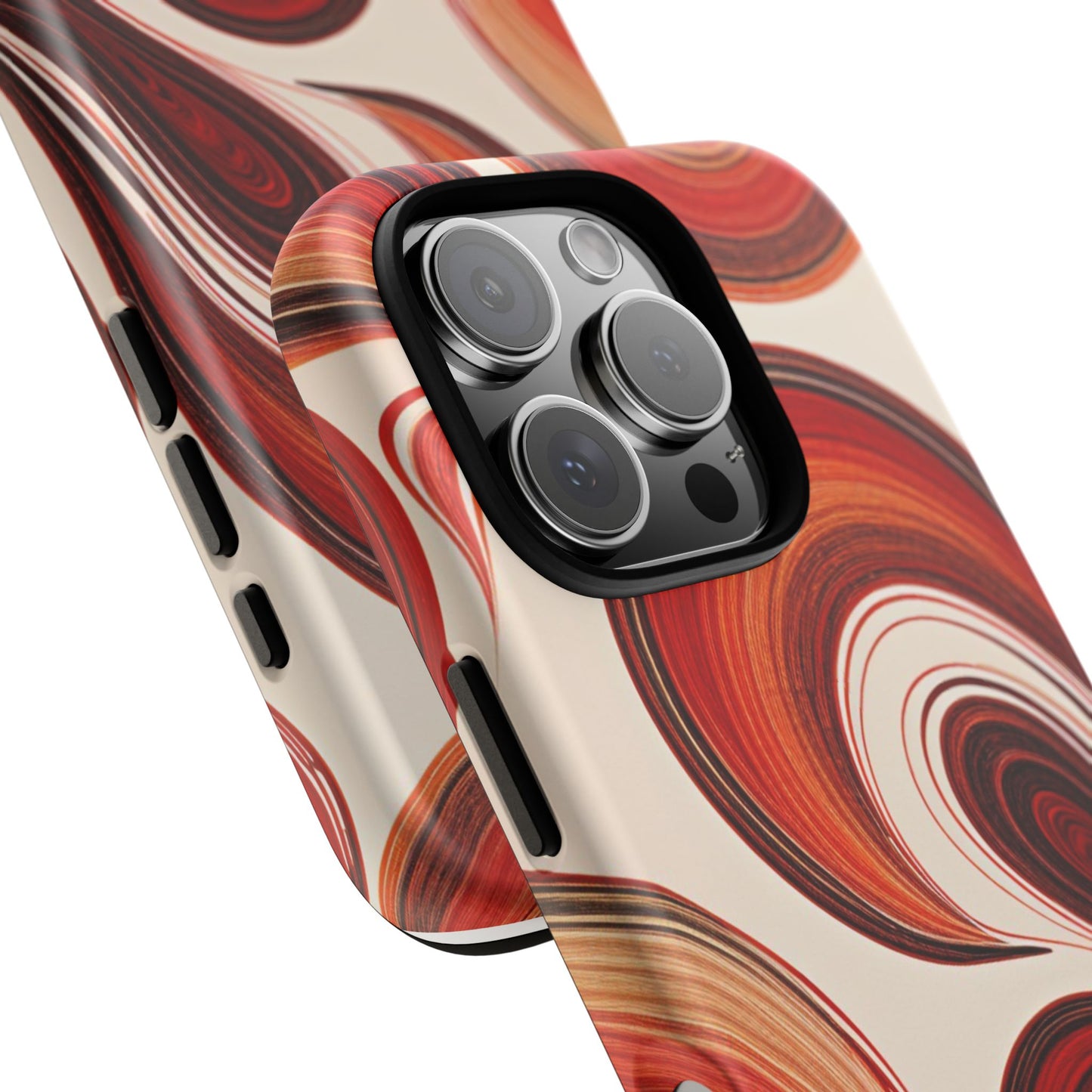 Spiraling Dip Paint Design iPhone Case