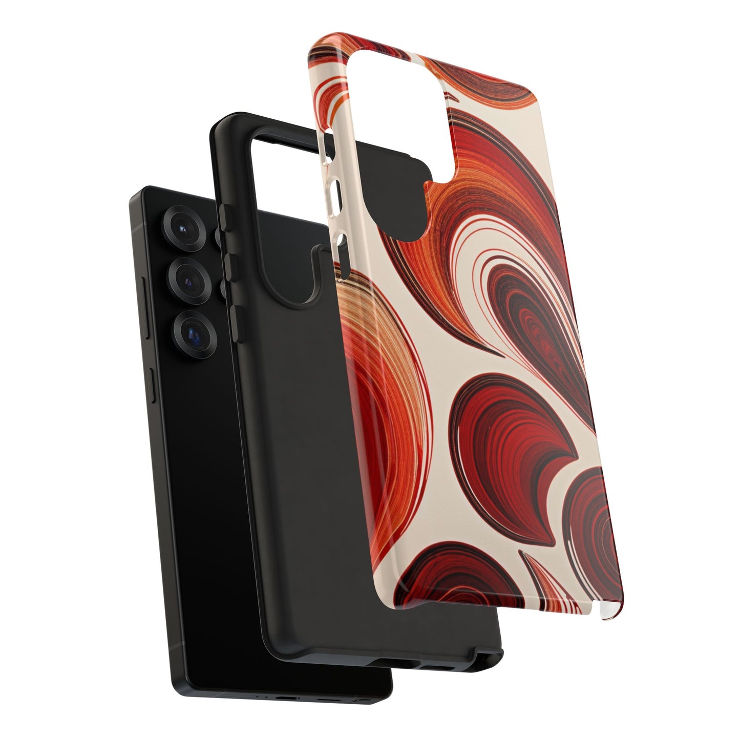 Spiraling Dip Paint Design Samsung Phone Case