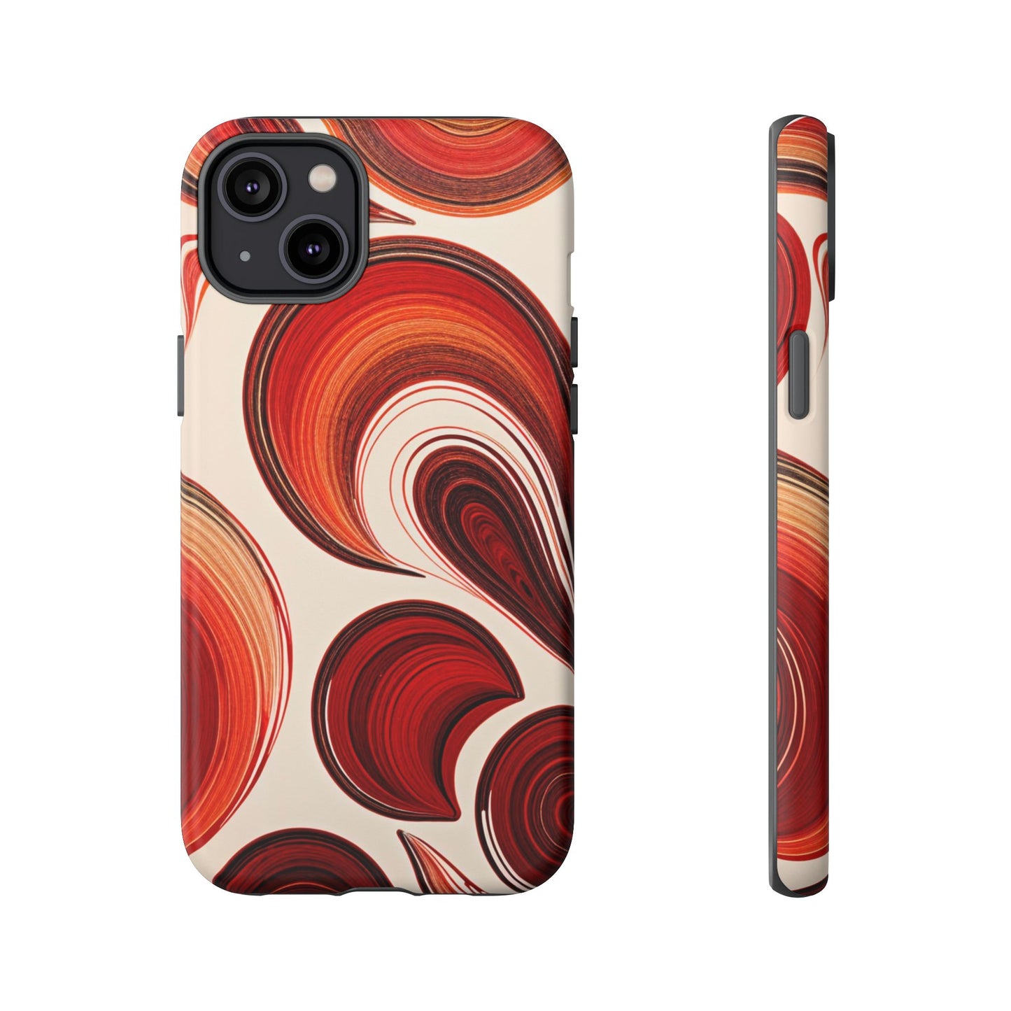 Spiraling Dip Paint Design iPhone Case
