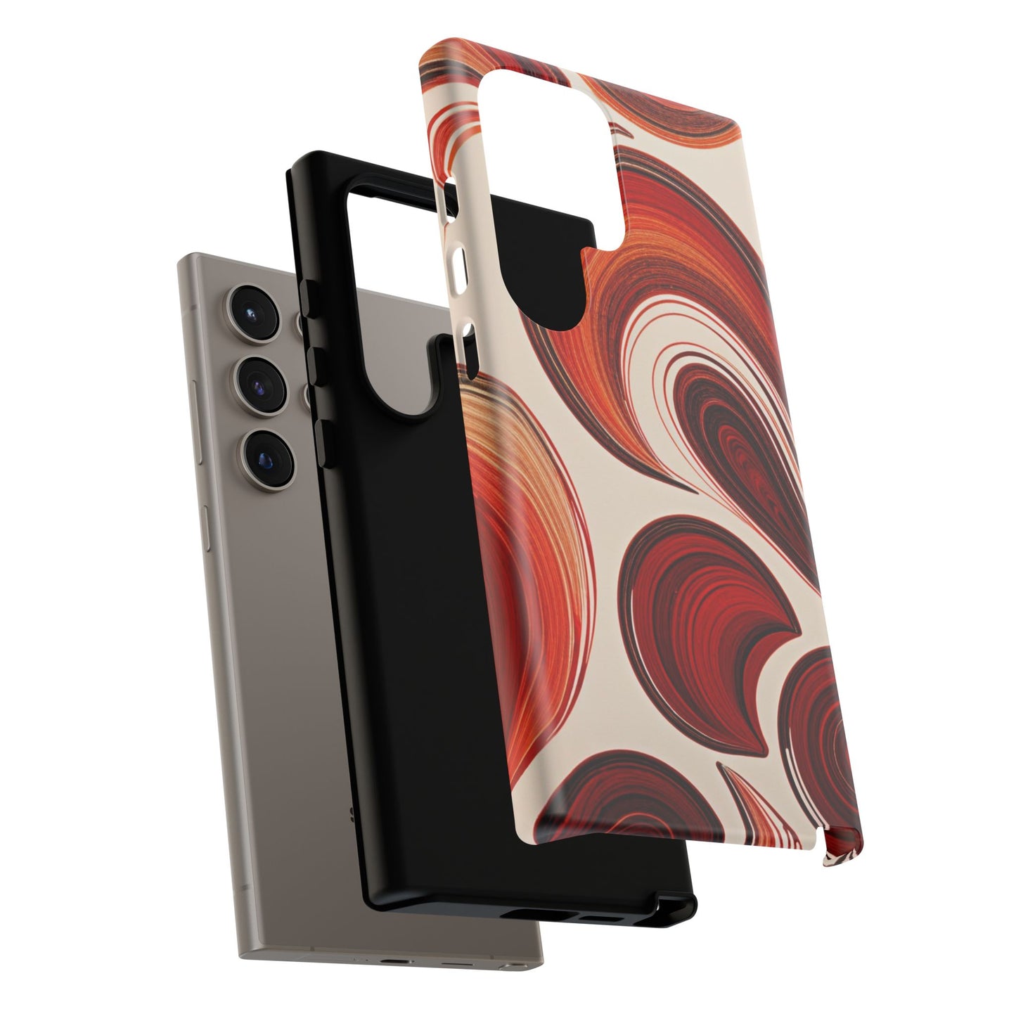 Spiraling Dip Paint Design Samsung Phone Case