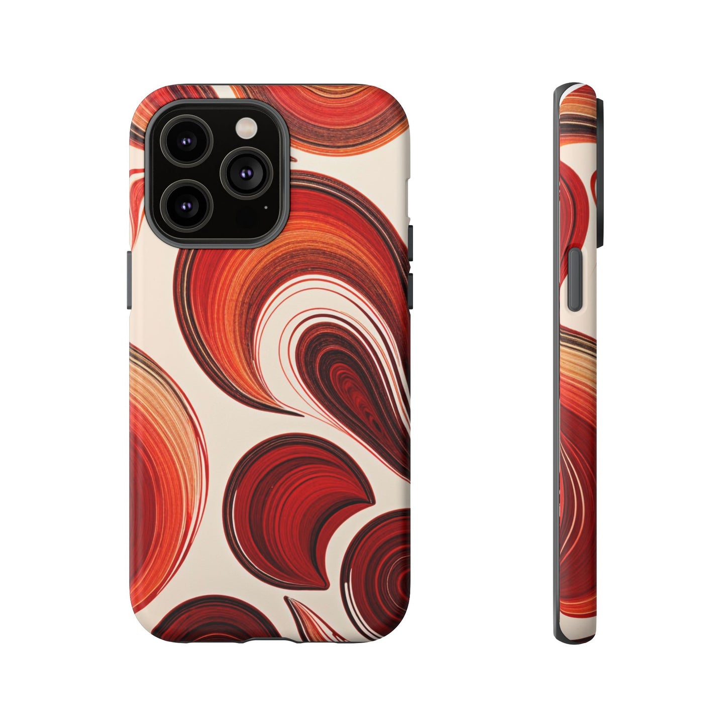 Spiraling Dip Paint Design iPhone Case