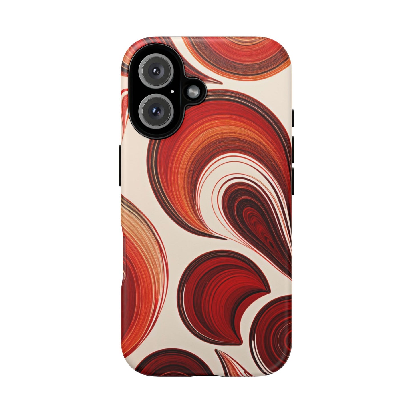 Spiraling Dip Paint Design iPhone Case