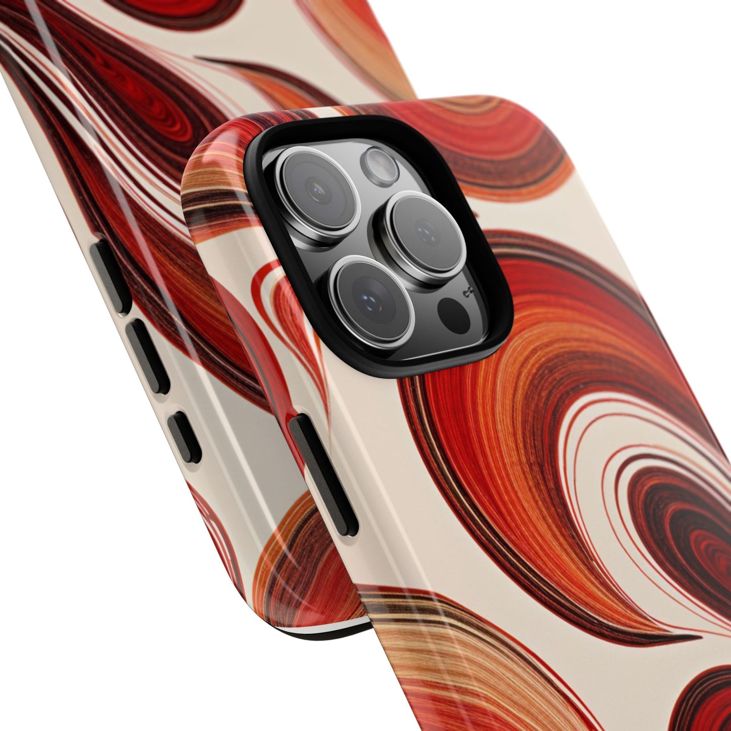 Spiraling Dip Paint Design iPhone Case