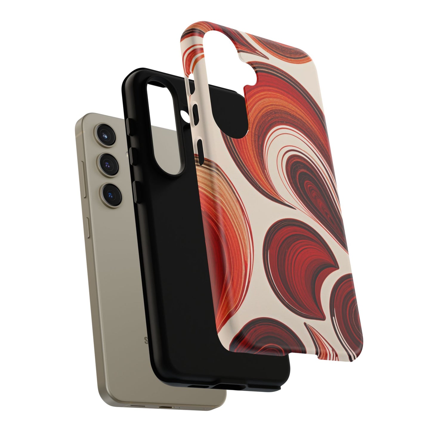 Spiraling Dip Paint Design Samsung Phone Case
