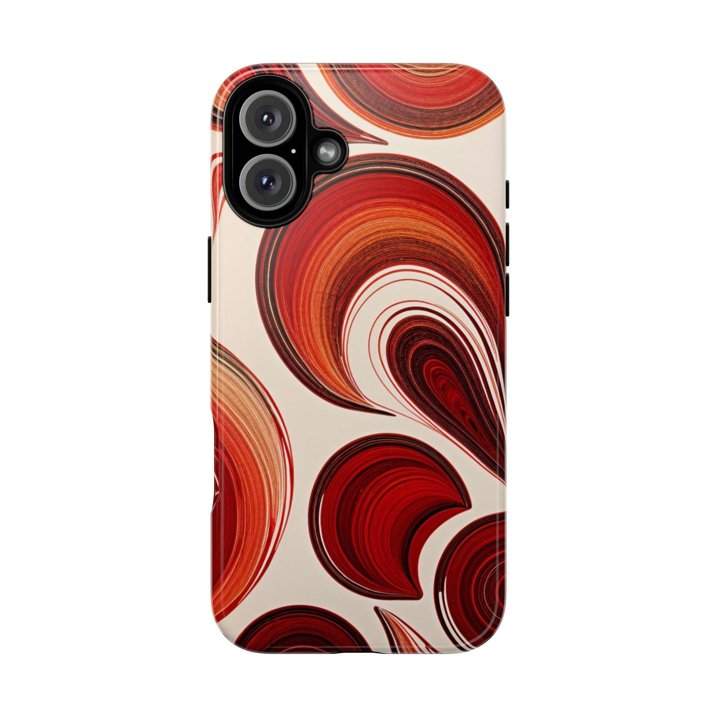 Spiraling Dip Paint Design iPhone Case
