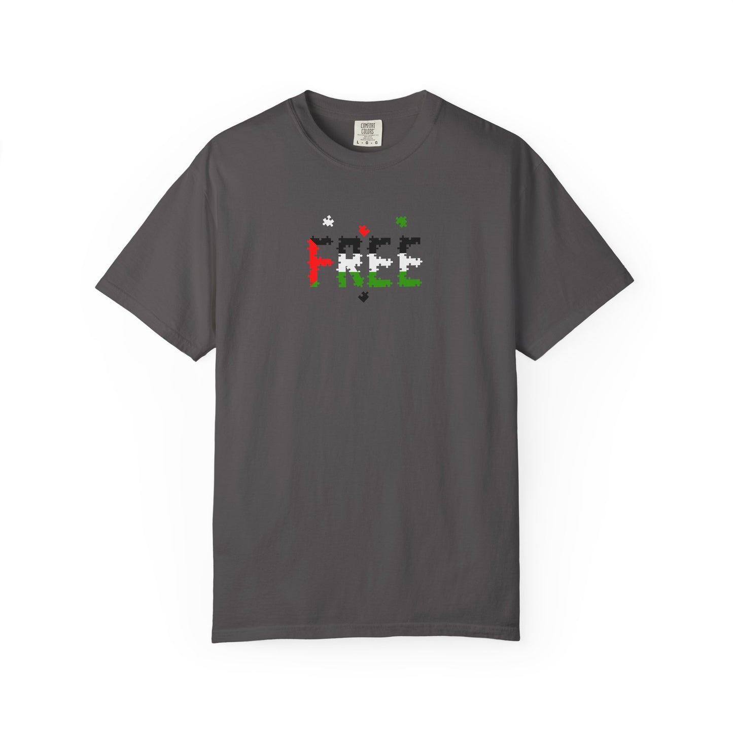 Free Palestine Puzzle Pieces T-shirt