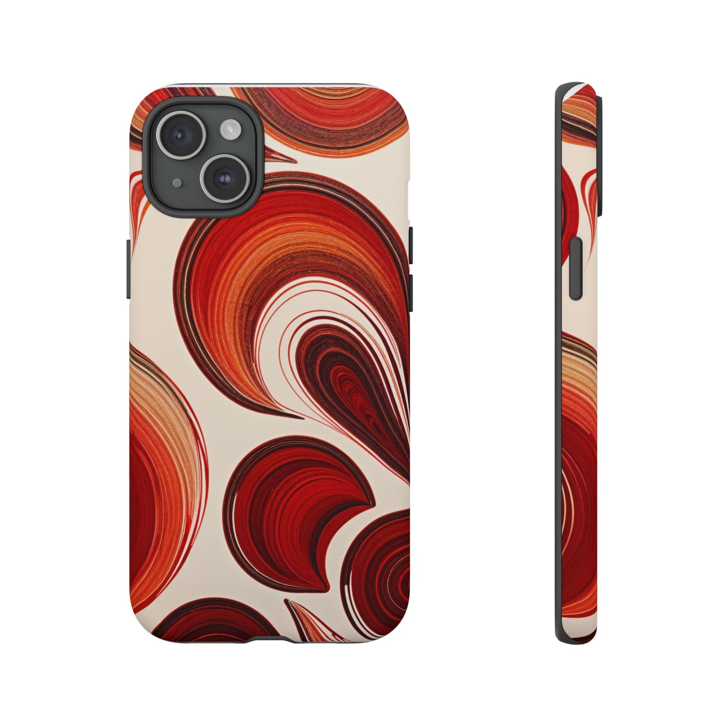 Spiraling Dip Paint Design iPhone Case
