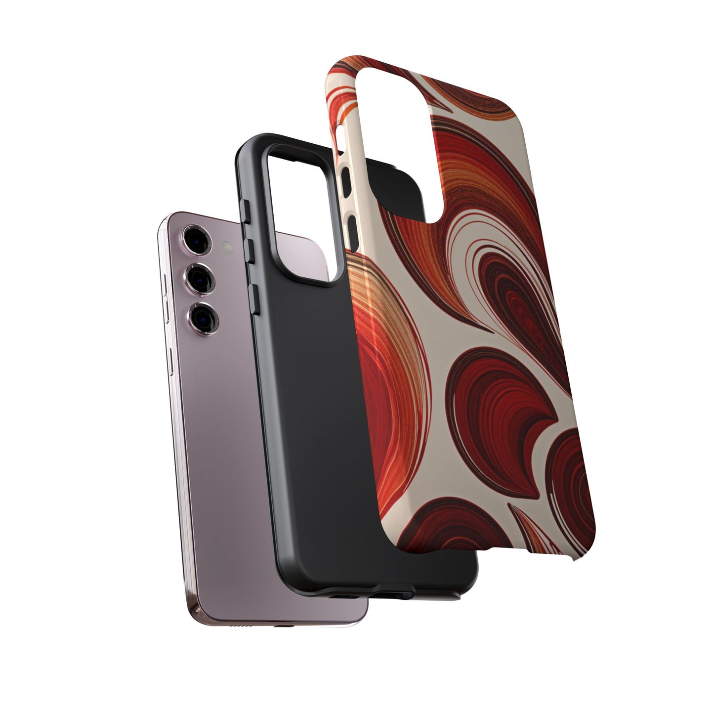 Spiraling Dip Paint Design Samsung Phone Case