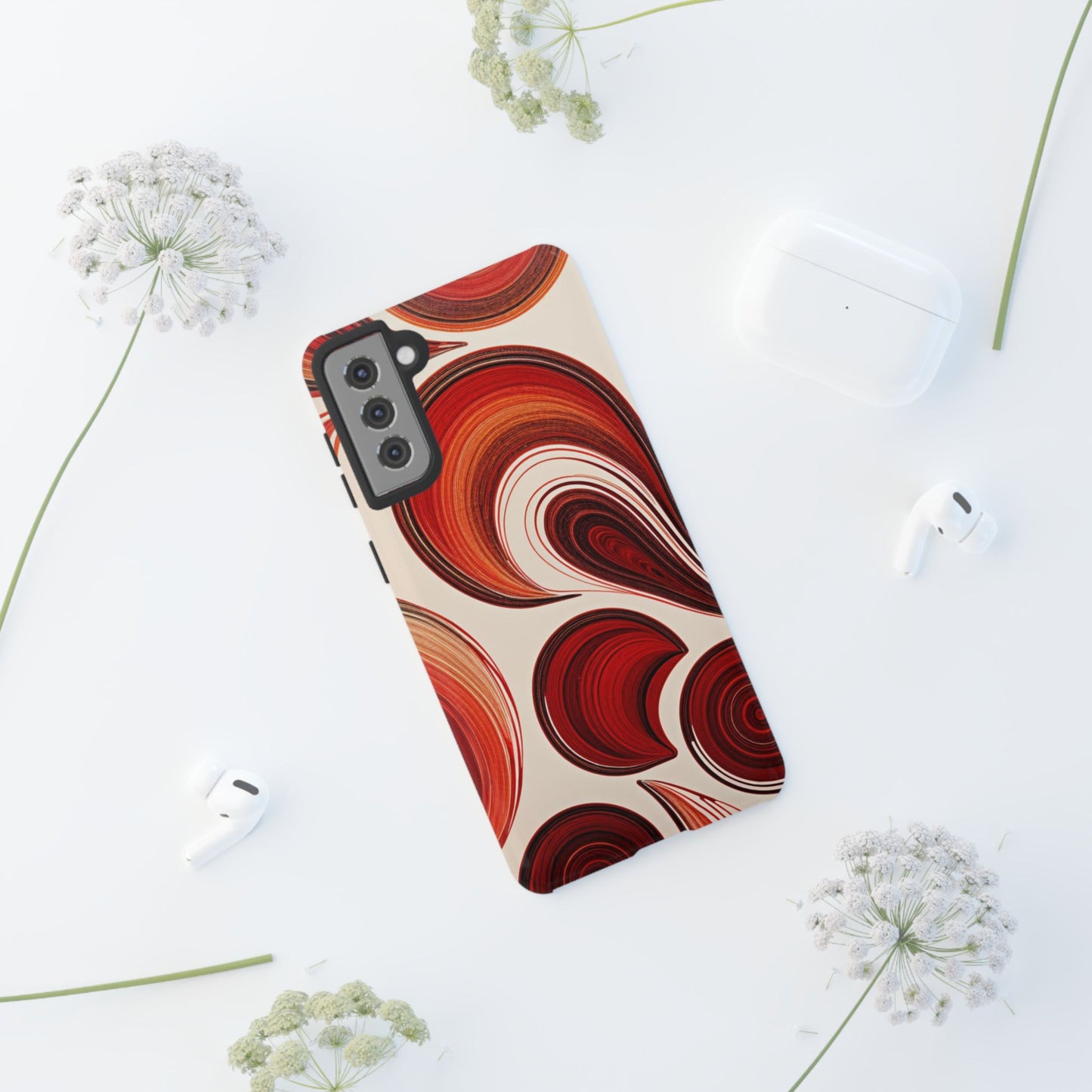 Spiraling Dip Paint Design Samsung Phone Case