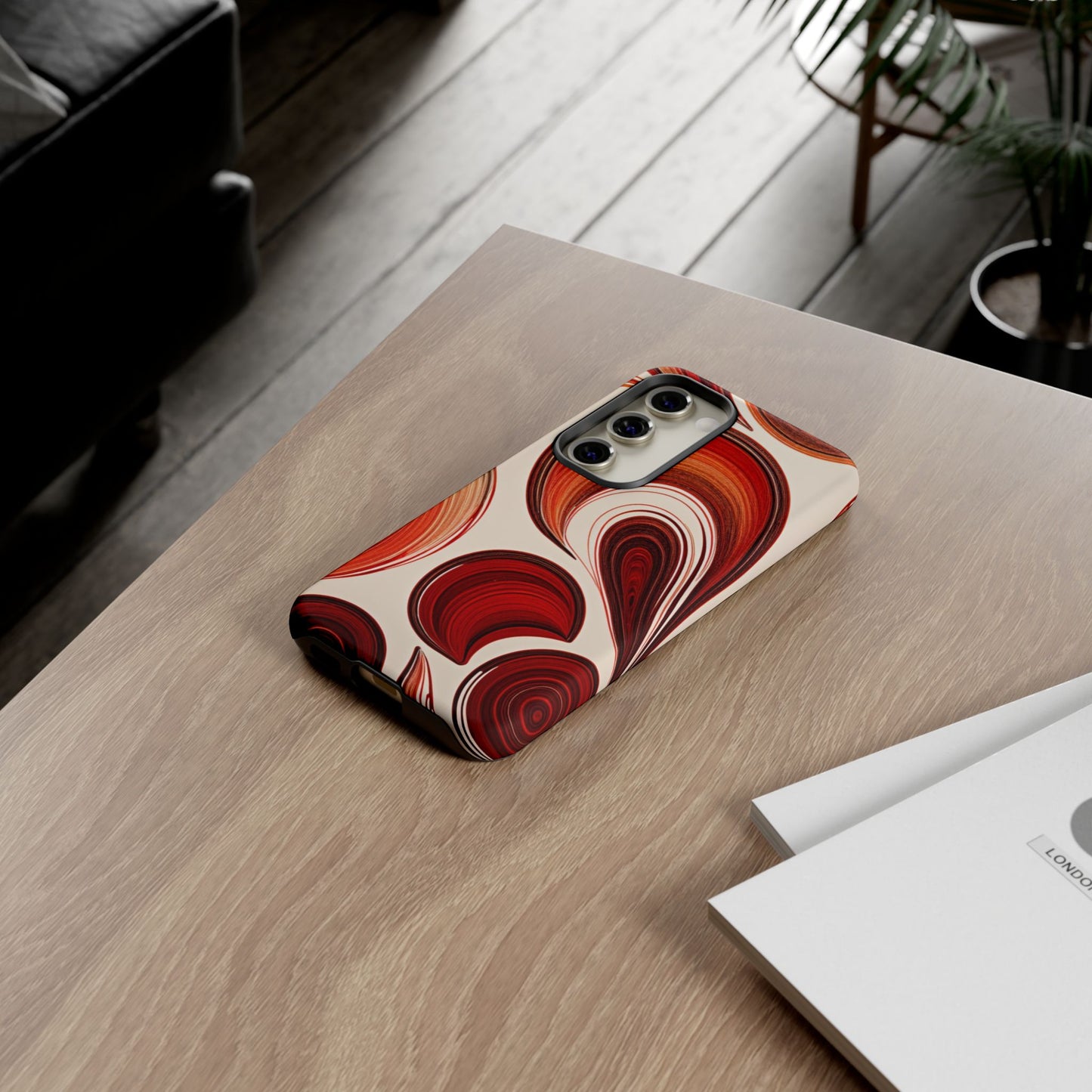 Spiraling Dip Paint Design Samsung Phone Case