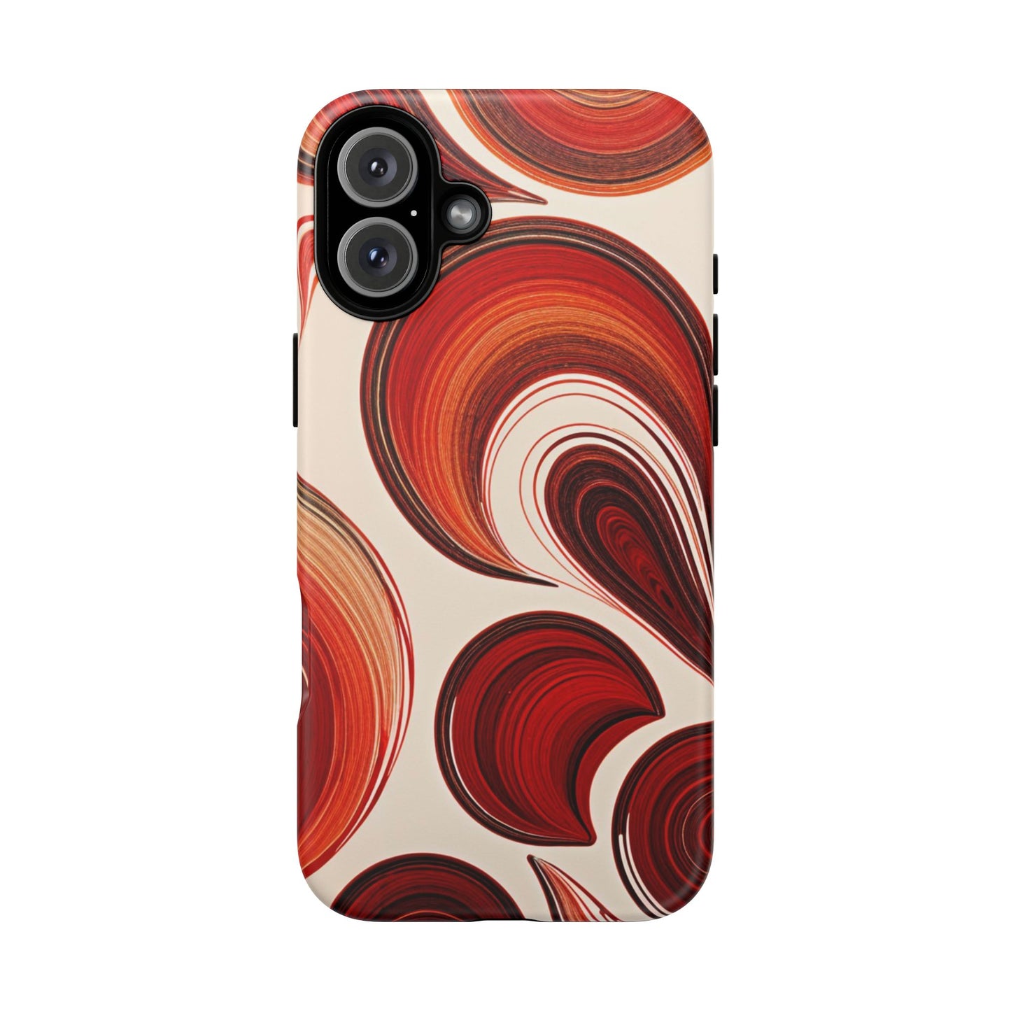 Spiraling Dip Paint Design iPhone Case