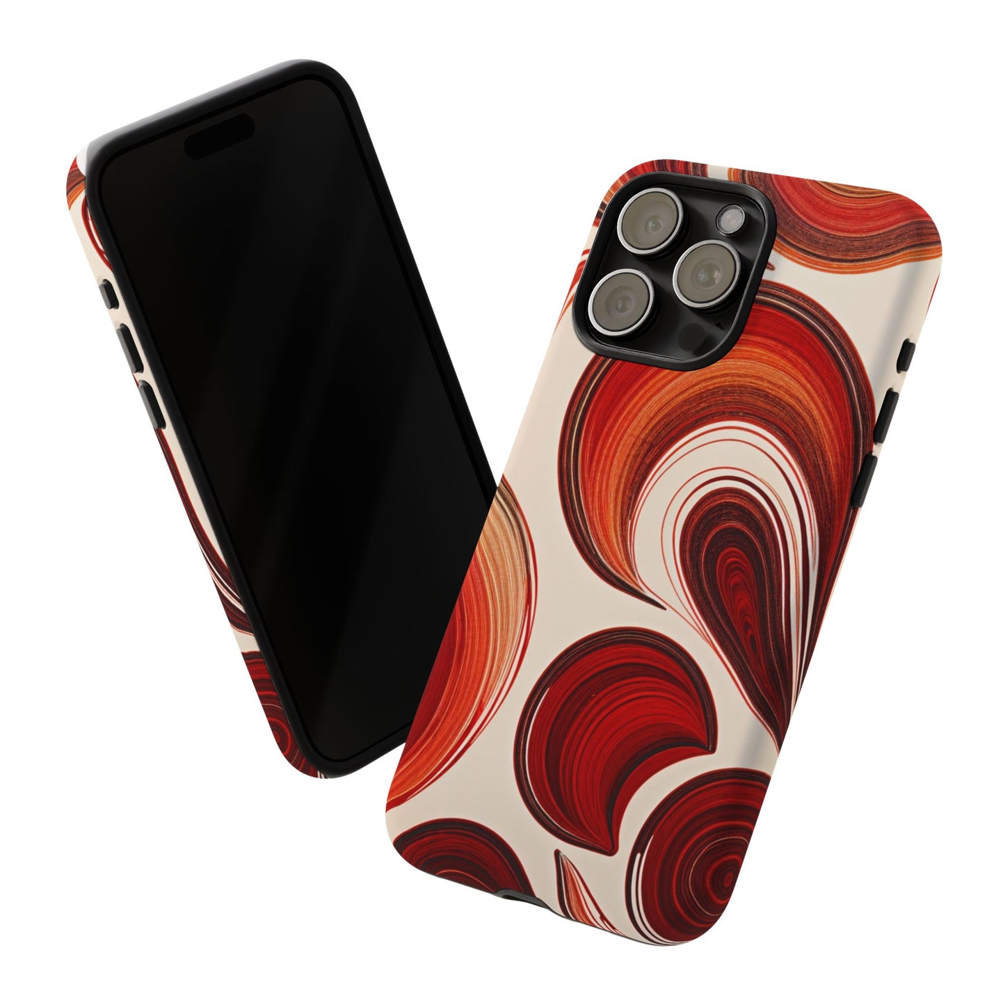 Spiraling Dip Paint Design iPhone Case