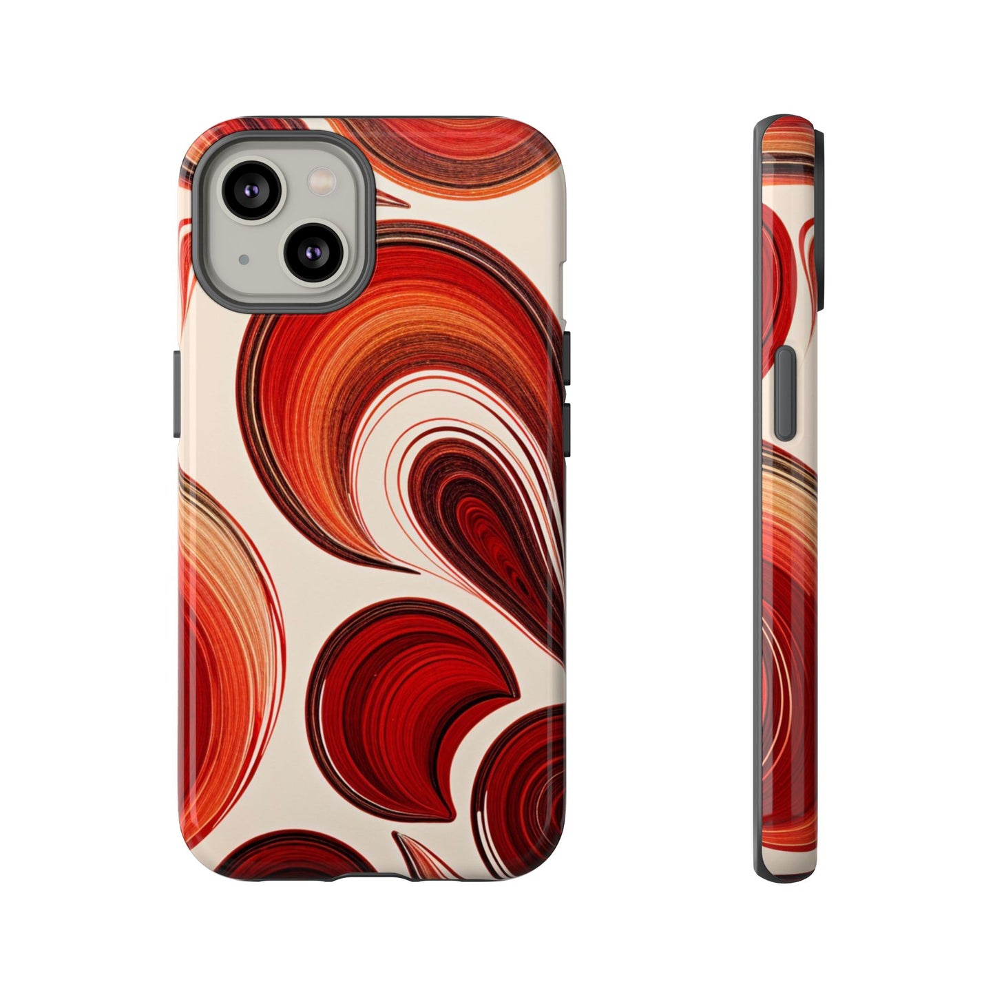 Spiraling Dip Paint Design iPhone Case
