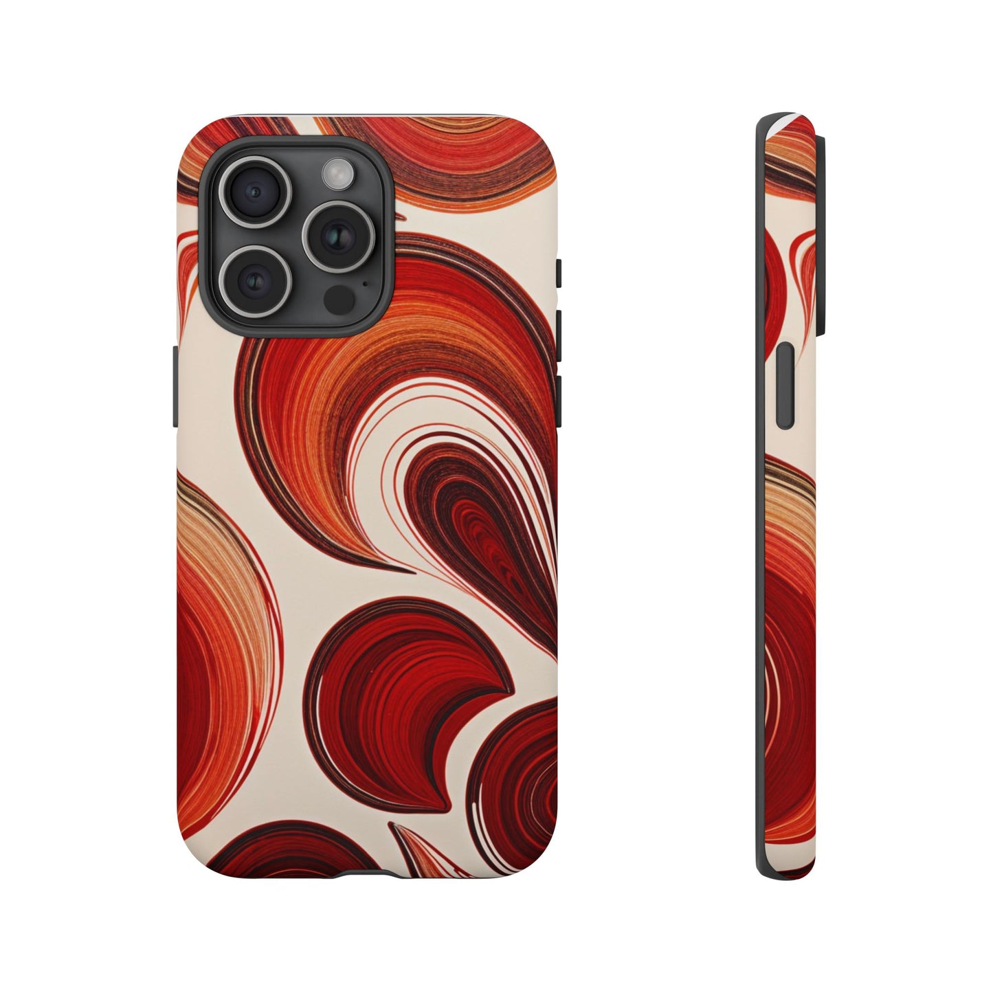 Spiraling Dip Paint Design iPhone Case
