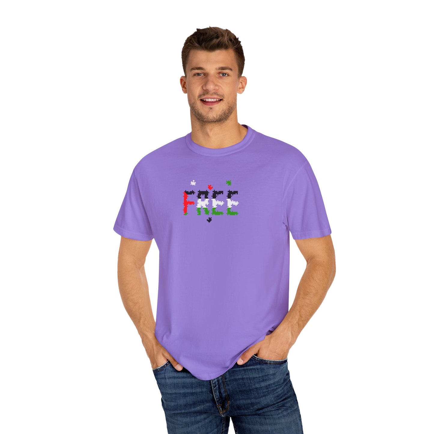 Free Palestine Puzzle Pieces T-shirt