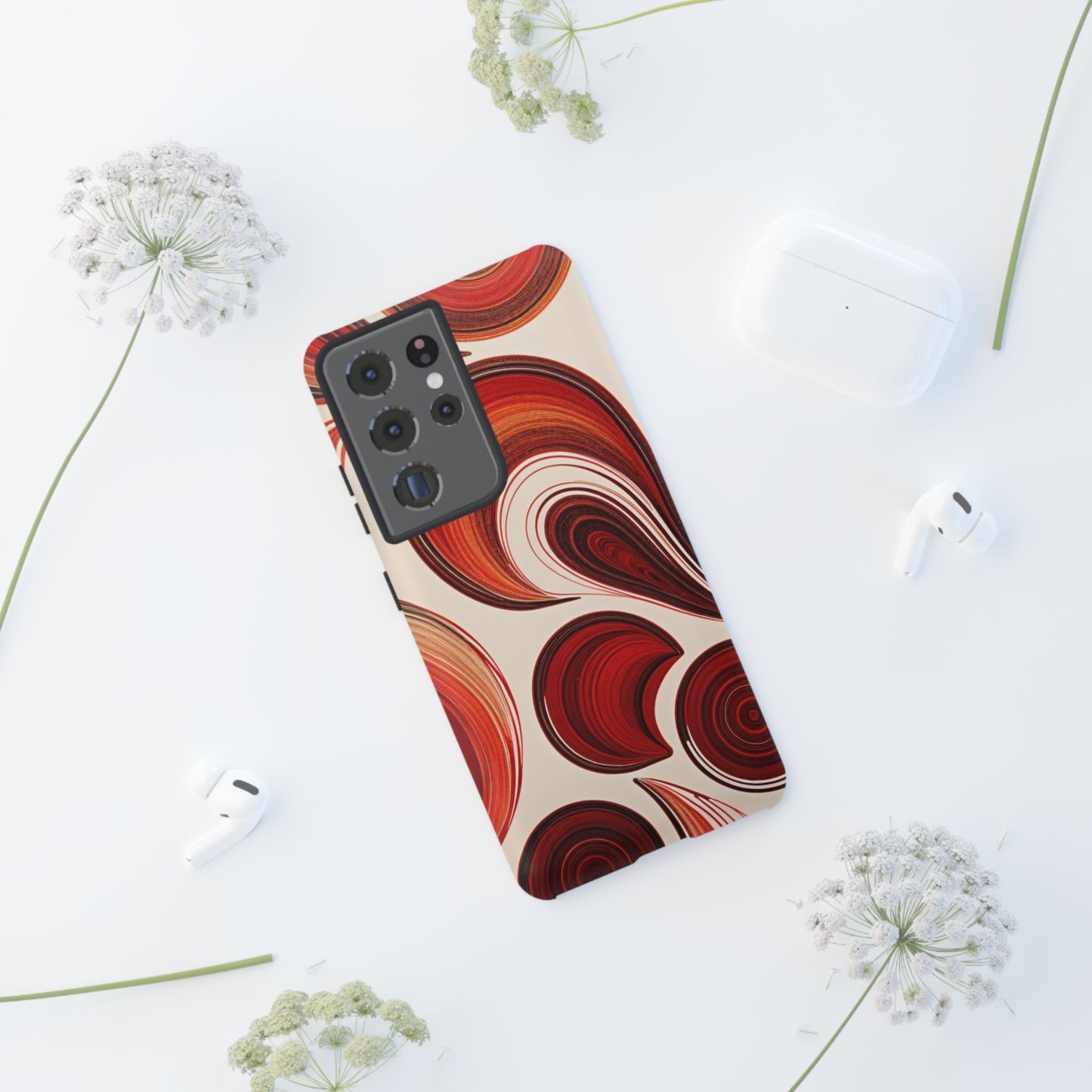 Spiraling Dip Paint Design Samsung Phone Case