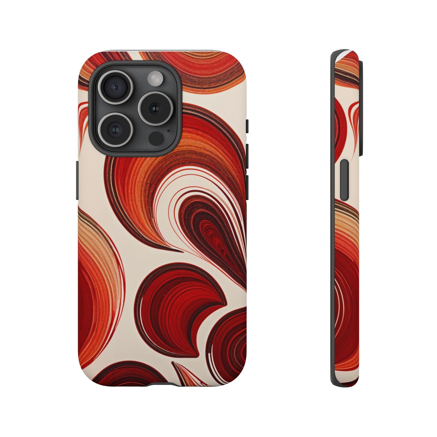 Spiraling Dip Paint Design iPhone Case