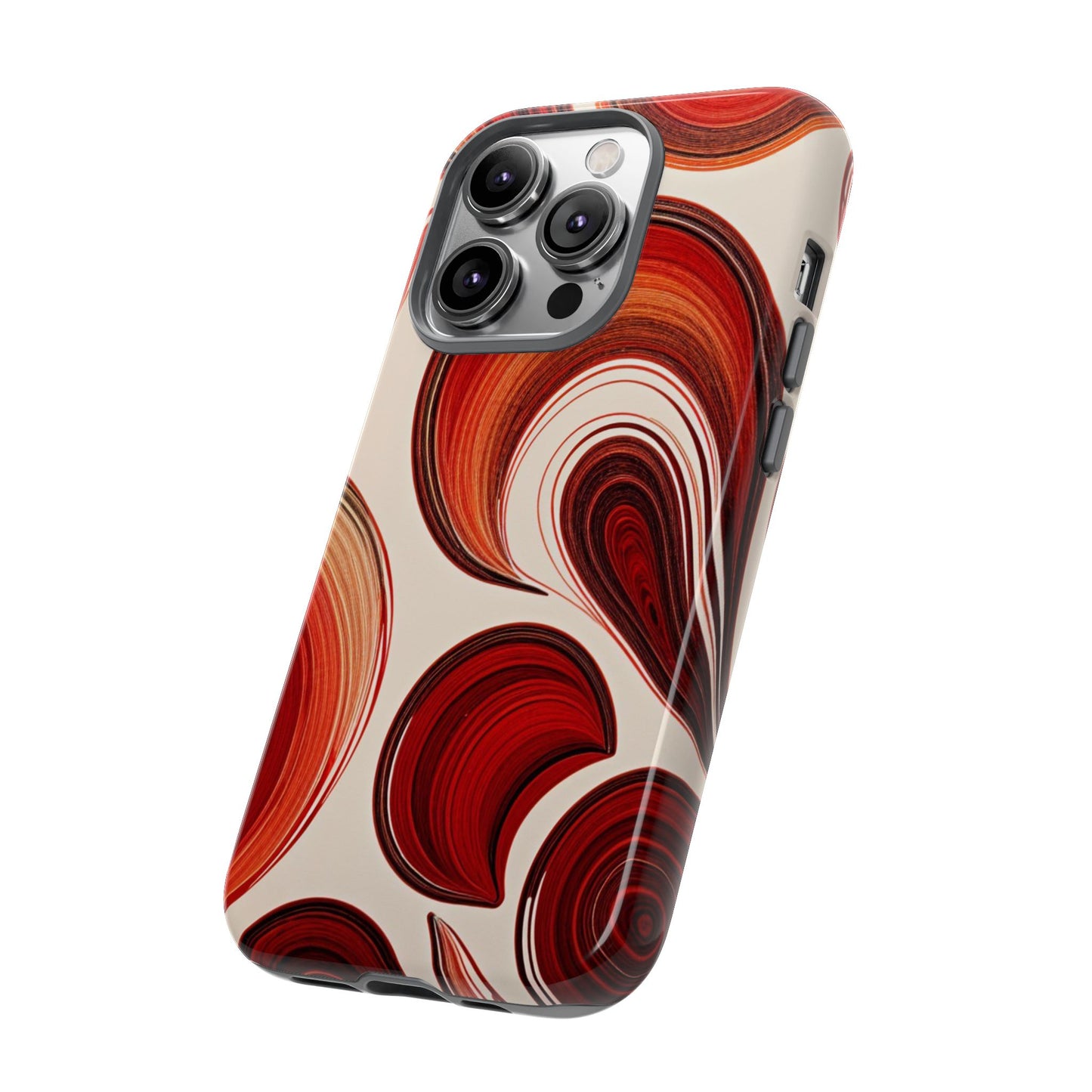 Spiraling Dip Paint Design iPhone Case