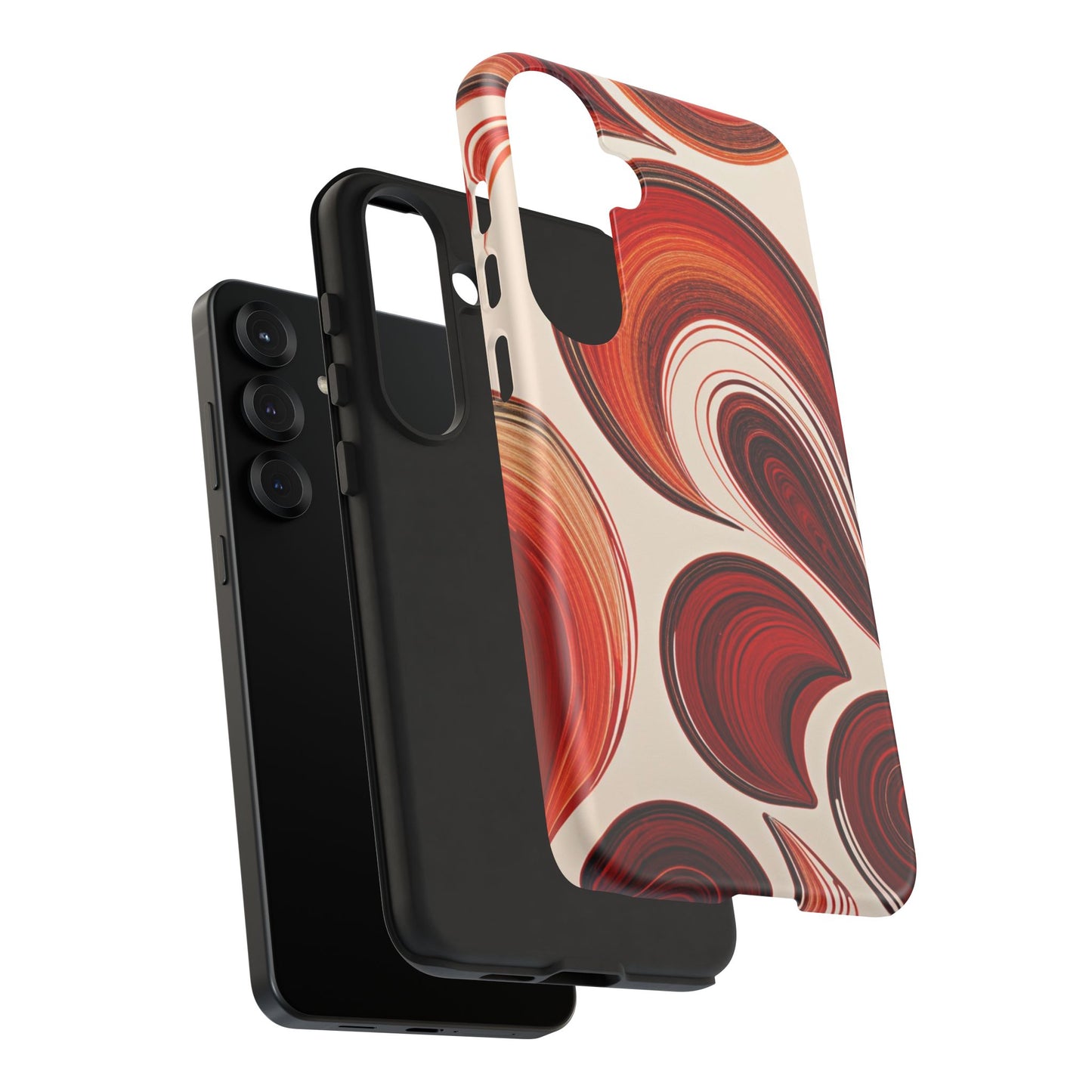 Spiraling Dip Paint Design Samsung Phone Case