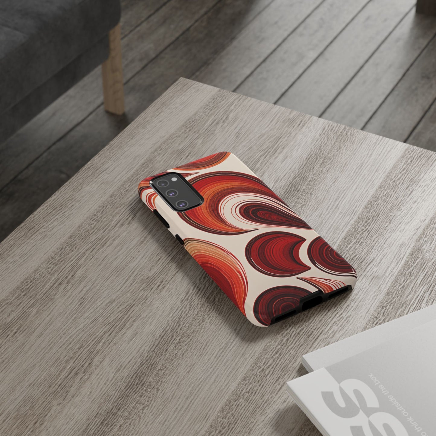 Spiraling Dip Paint Design Samsung Phone Case