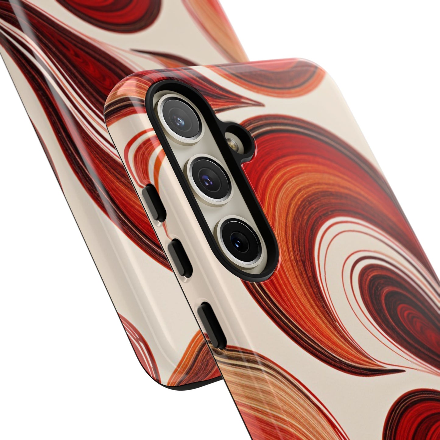 Spiraling Dip Paint Design Samsung Phone Case