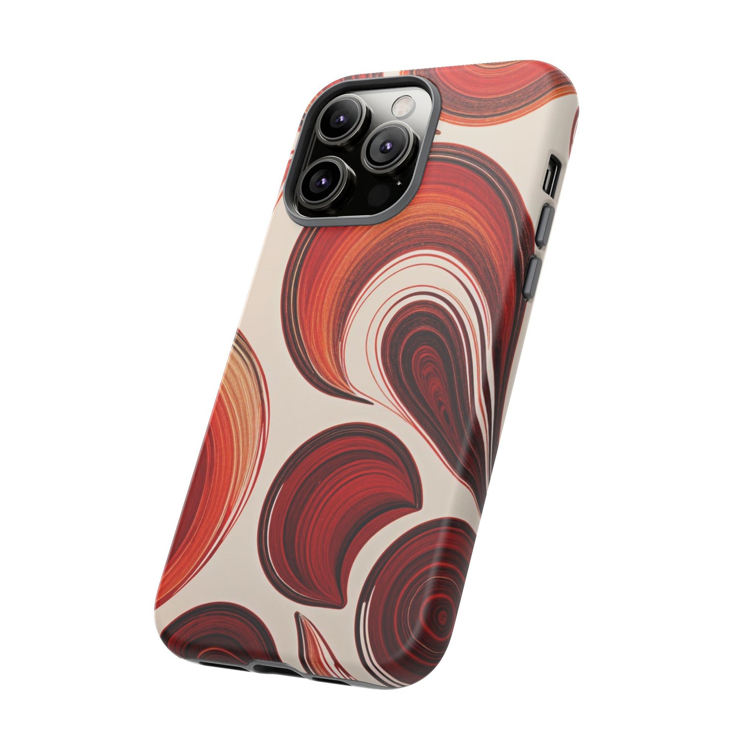 Spiraling Dip Paint Design iPhone Case