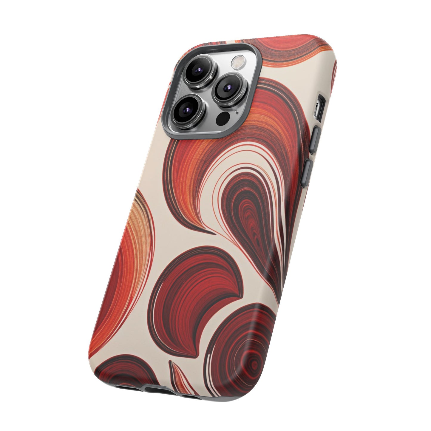 Spiraling Dip Paint Design iPhone Case