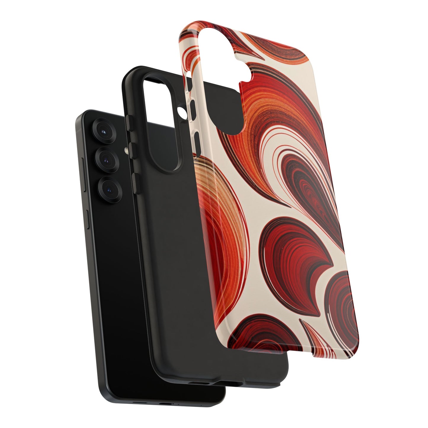 Spiraling Dip Paint Design Samsung Phone Case