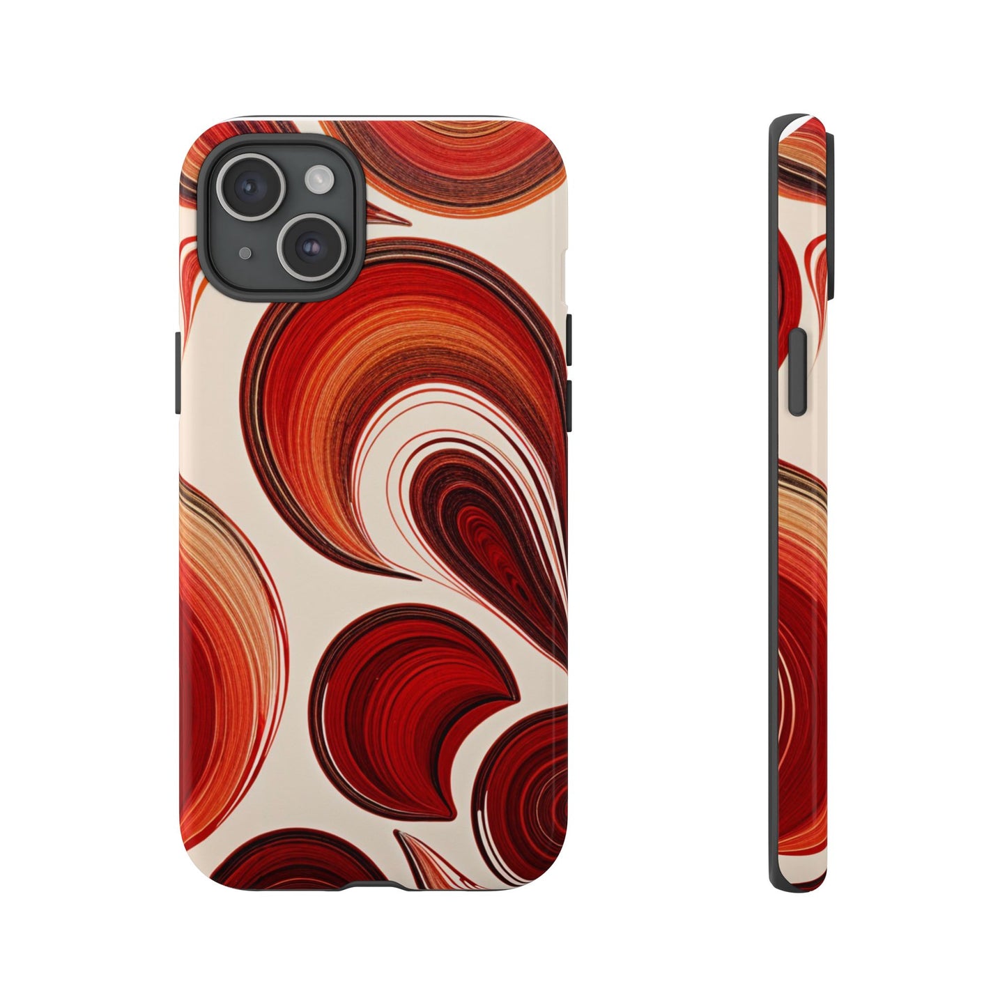 Spiraling Dip Paint Design iPhone Case
