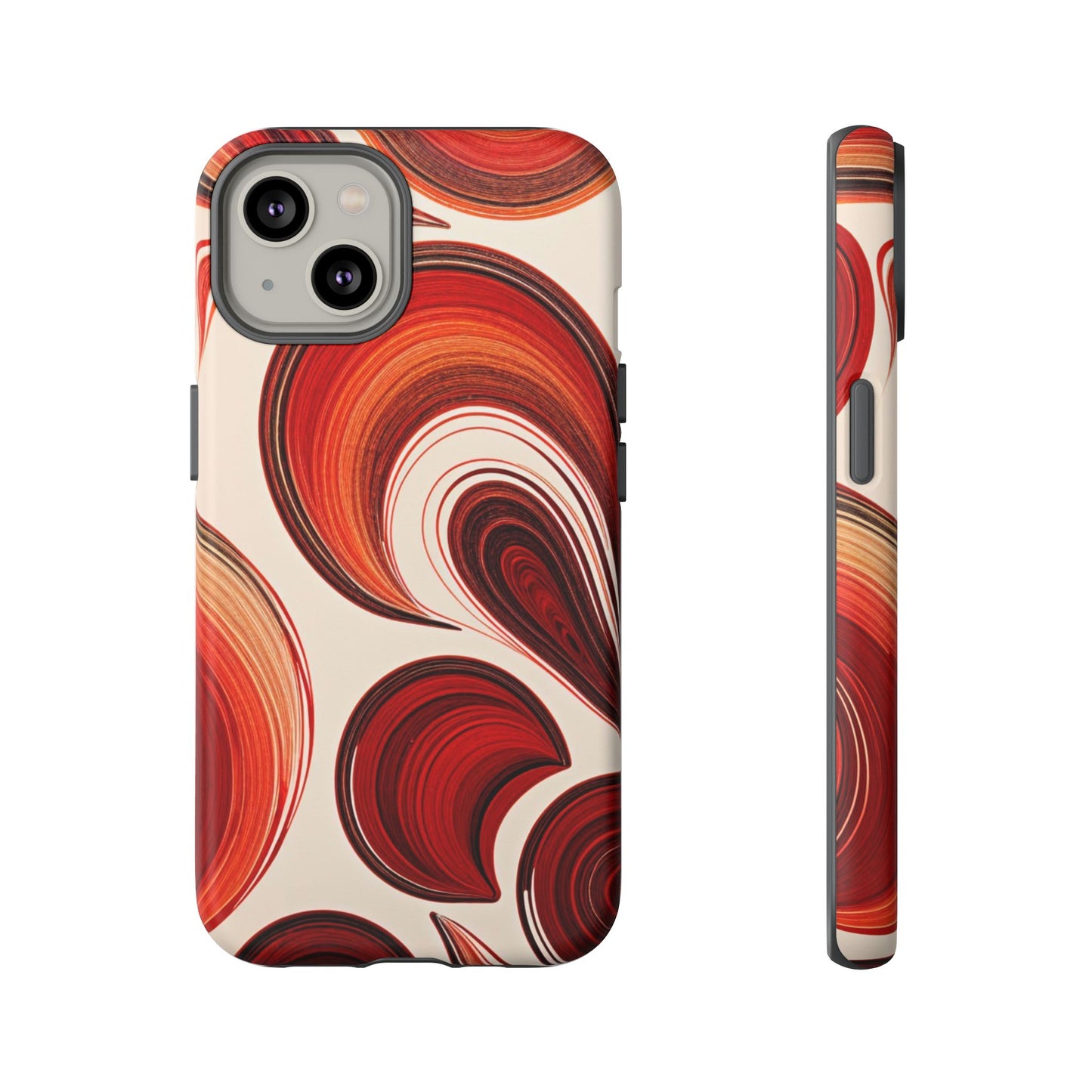 Spiraling Dip Paint Design iPhone Case