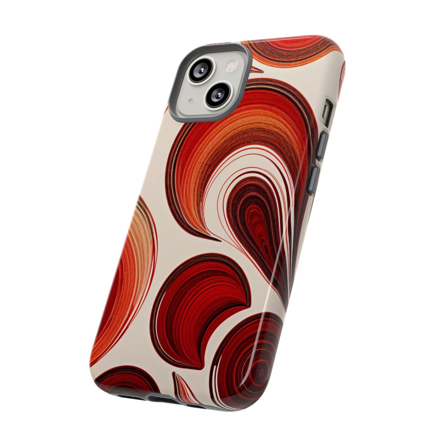Spiraling Dip Paint Design iPhone Case