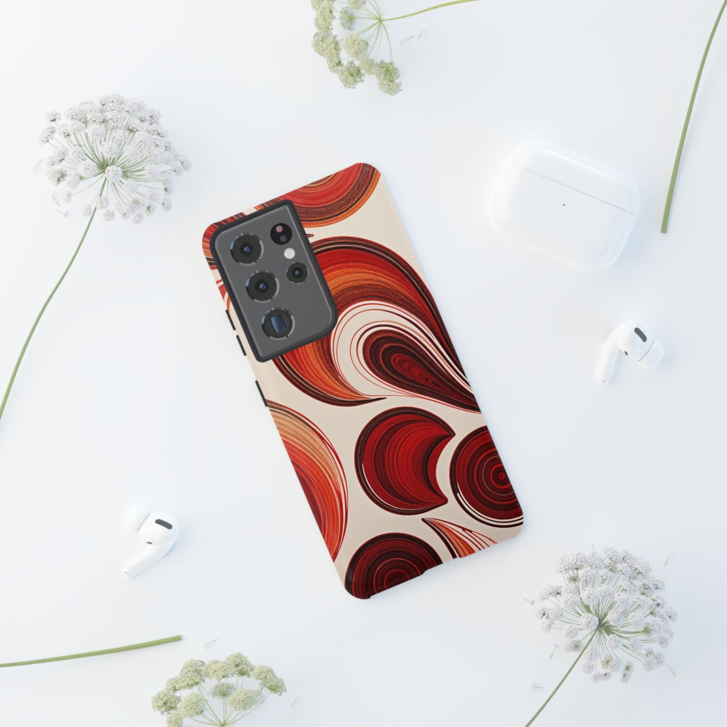 Spiraling Dip Paint Design Samsung Phone Case