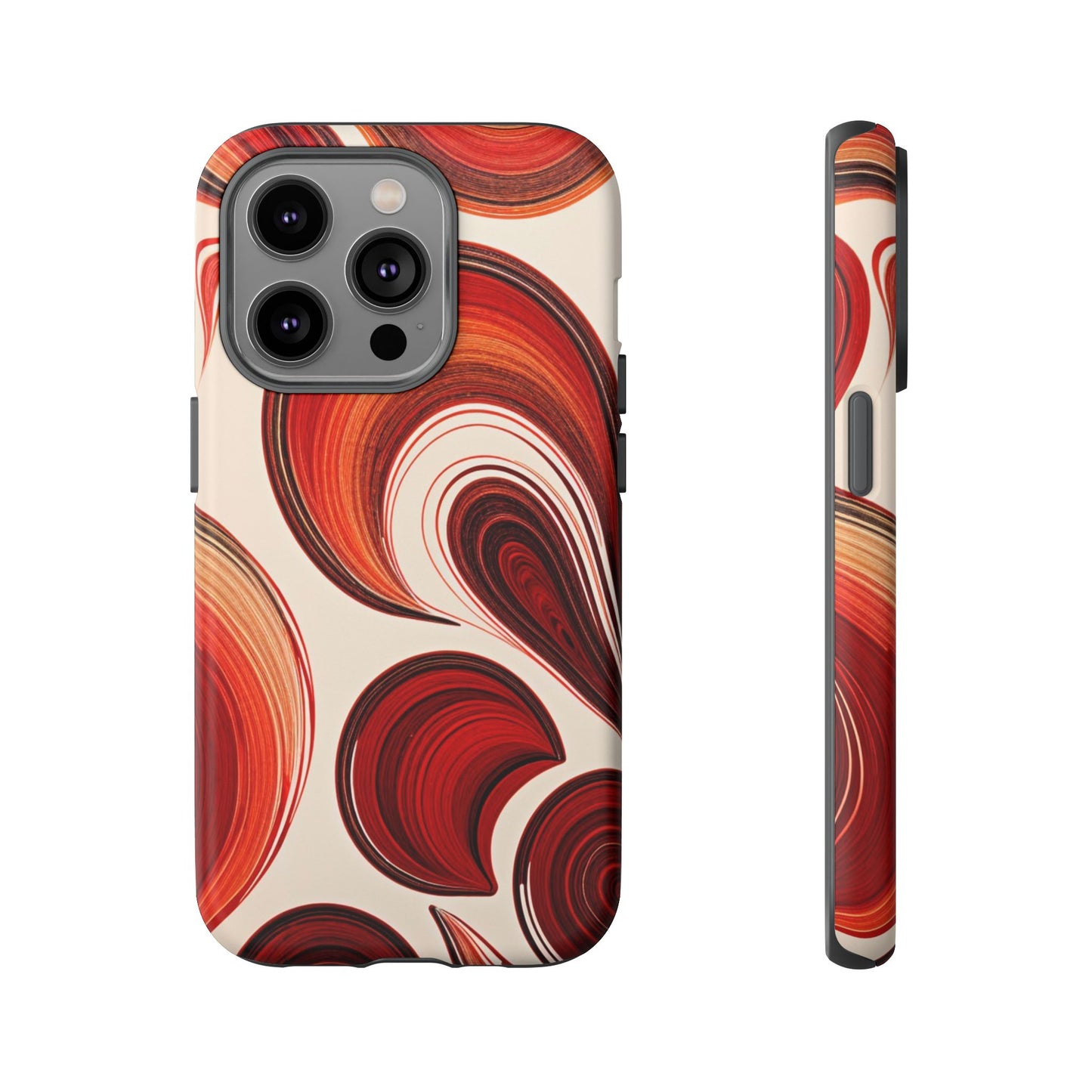 Spiraling Dip Paint Design iPhone Case