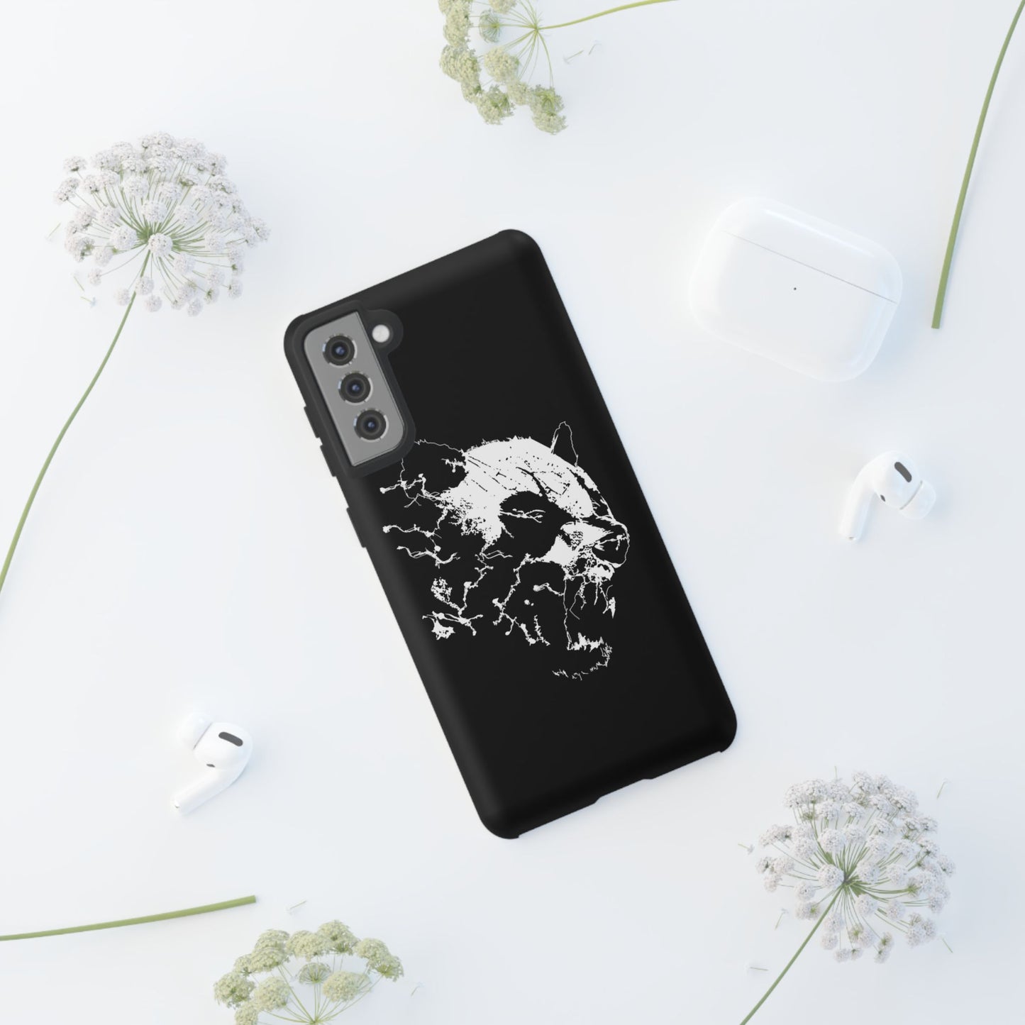 Floating Panda Head Samsung Phone Case
