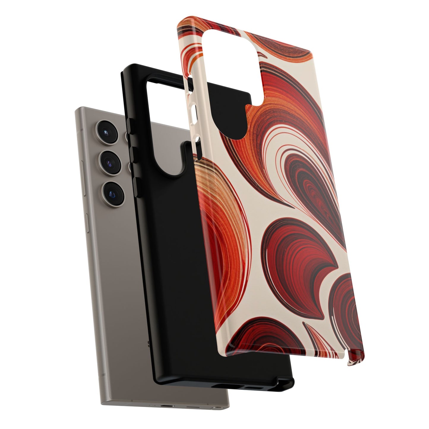 Spiraling Dip Paint Design Samsung Phone Case