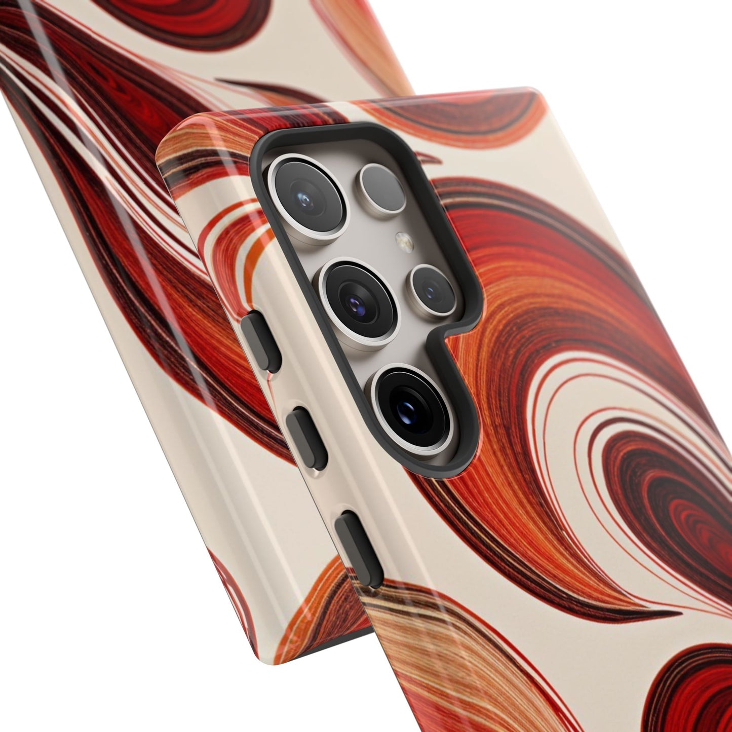 Spiraling Dip Paint Design Samsung Phone Case