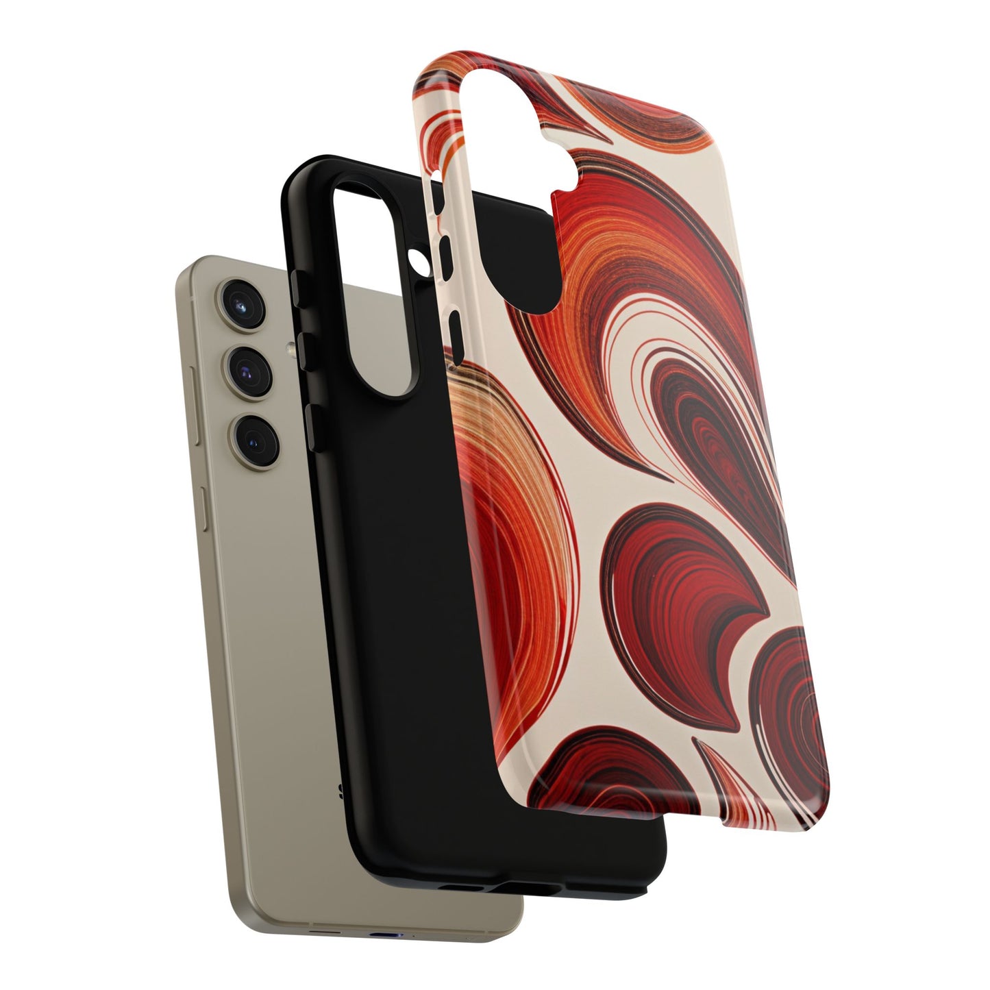 Spiraling Dip Paint Design Samsung Phone Case