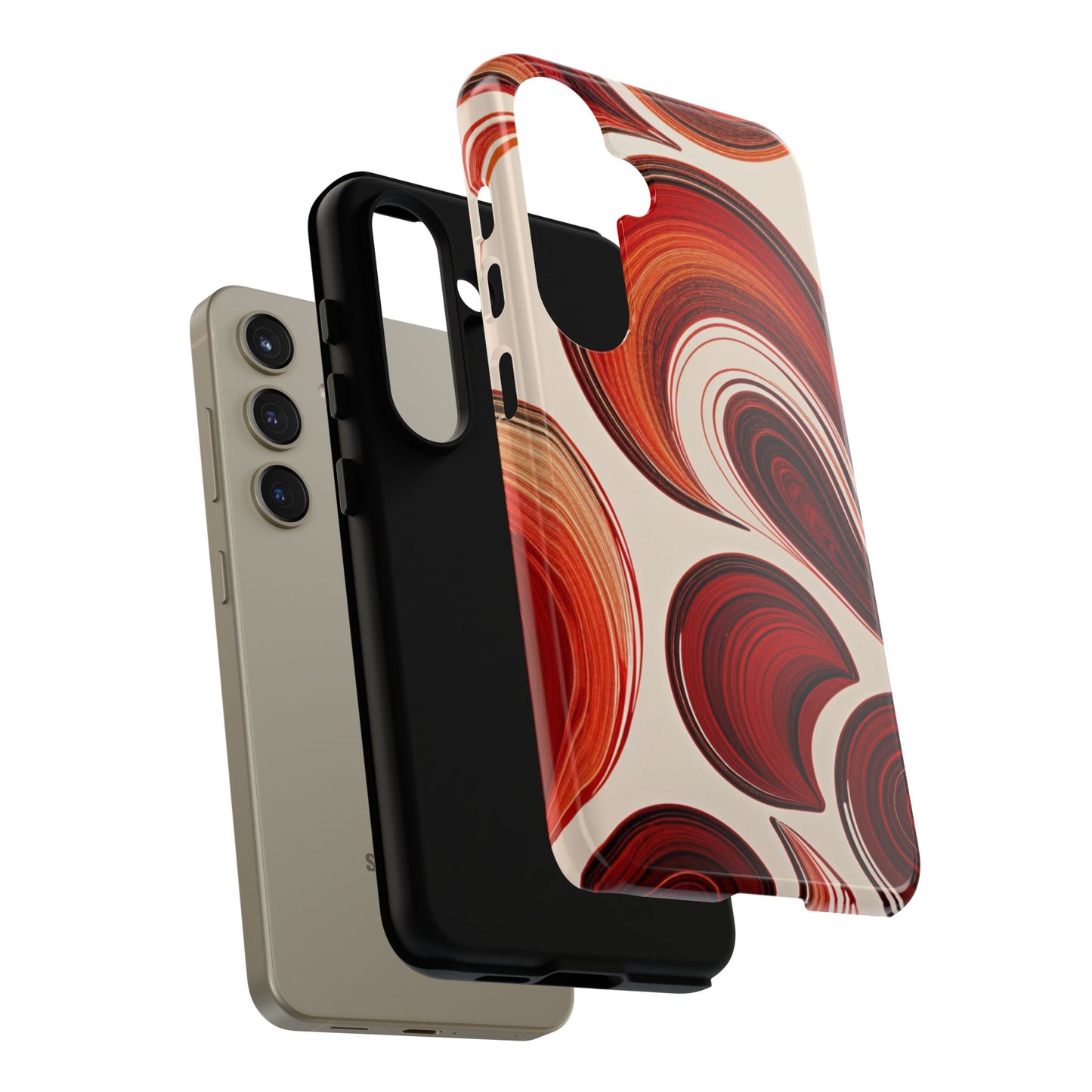 Spiraling Dip Paint Design Samsung Phone Case