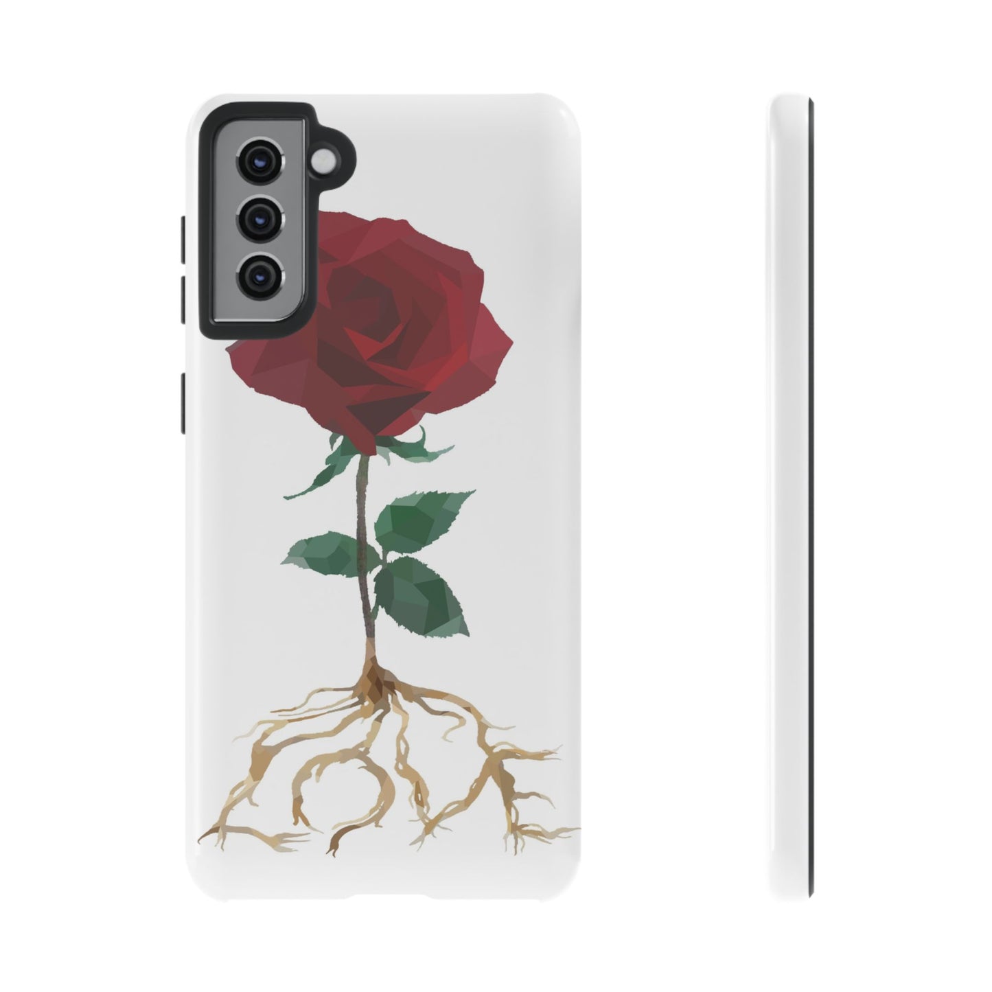 Blossoming Red Rose Samsung Phone Case