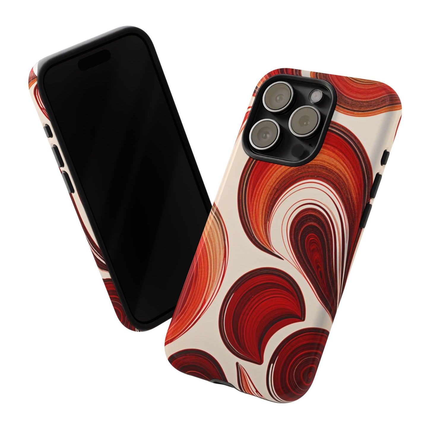 Spiraling Dip Paint Design iPhone Case