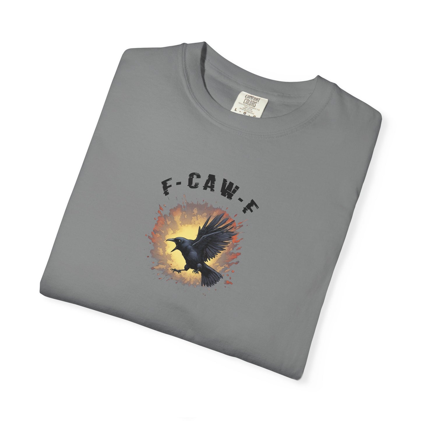 Funny Screaming Crow T-shirt
