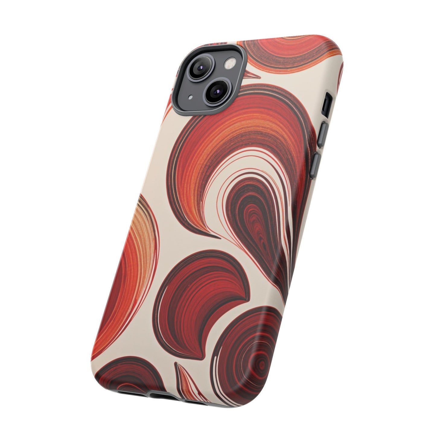 Spiraling Dip Paint Design iPhone Case