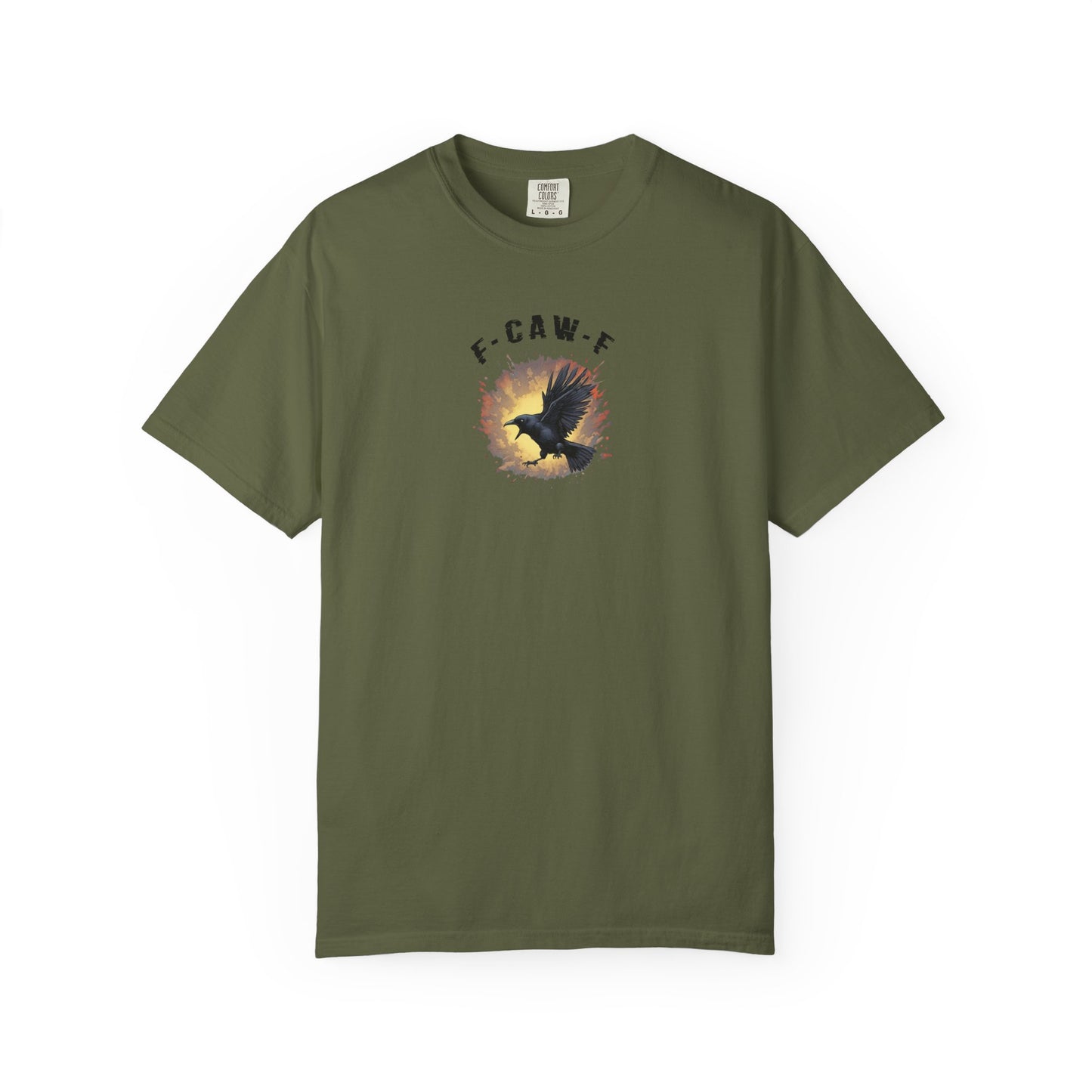 Funny Screaming Crow T-shirt